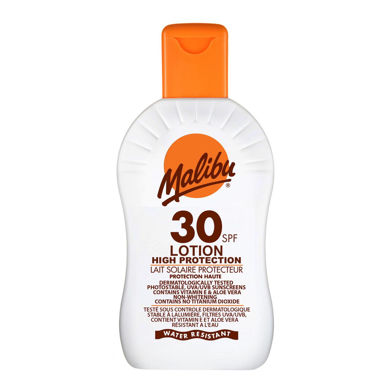 Malibu Protective Lotion SPF30 200ml Image 1