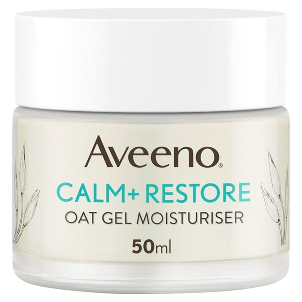 Aveeno Calm & Restore Nourishing Oat Gel Moisturiser 50ml Image 1