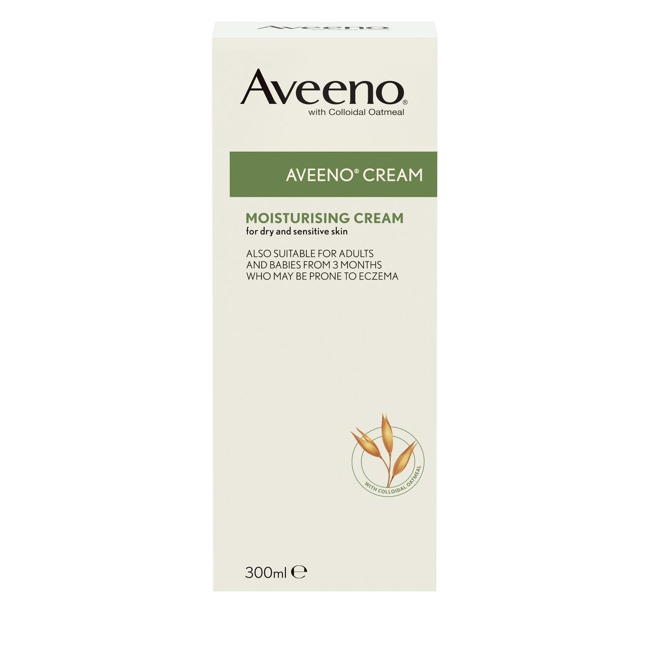 Aveeno Moisturising Cream 300ml Image https://cdn11.bigcommerce.com/s-g585yu857h/images/stencil/1280w/products/3896/7126/Aveeno-Moisturising-Cream__34817__96269.1740667998.jpg1