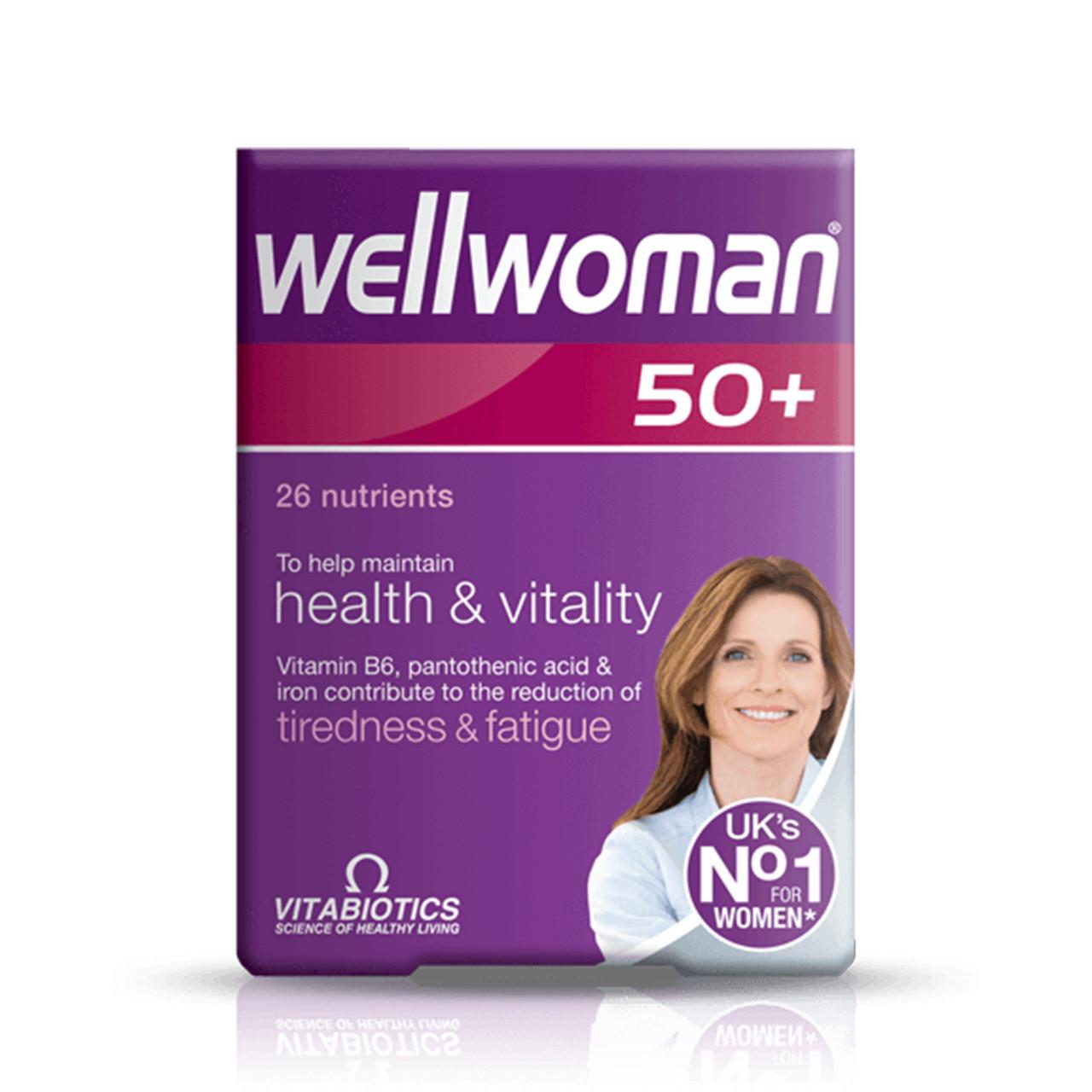 Vitabiotics Wellwoman 50+ 30 Tablets Image 1