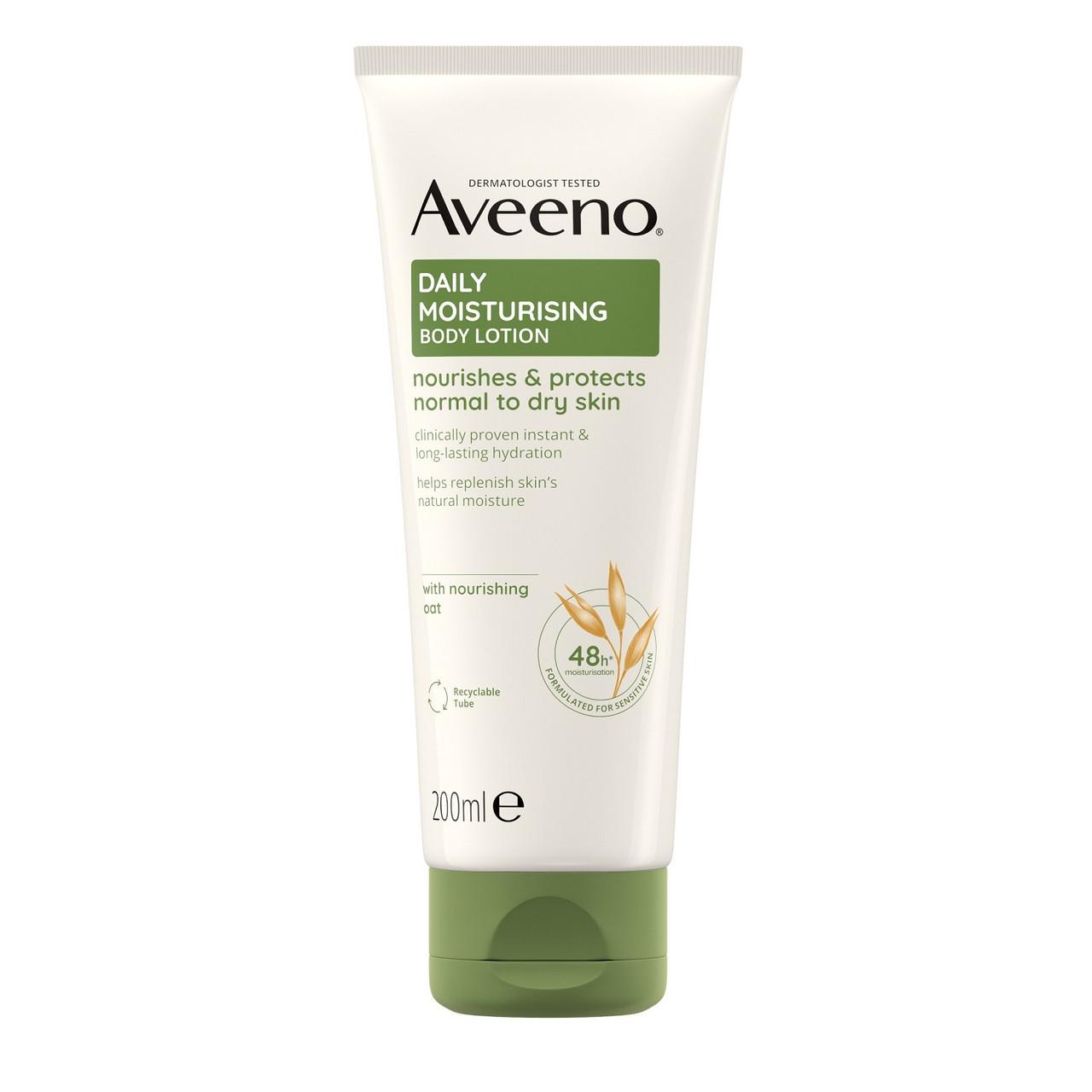 Aveeno Daily Moisturising Body Lotion Unscented 200ml Image 1