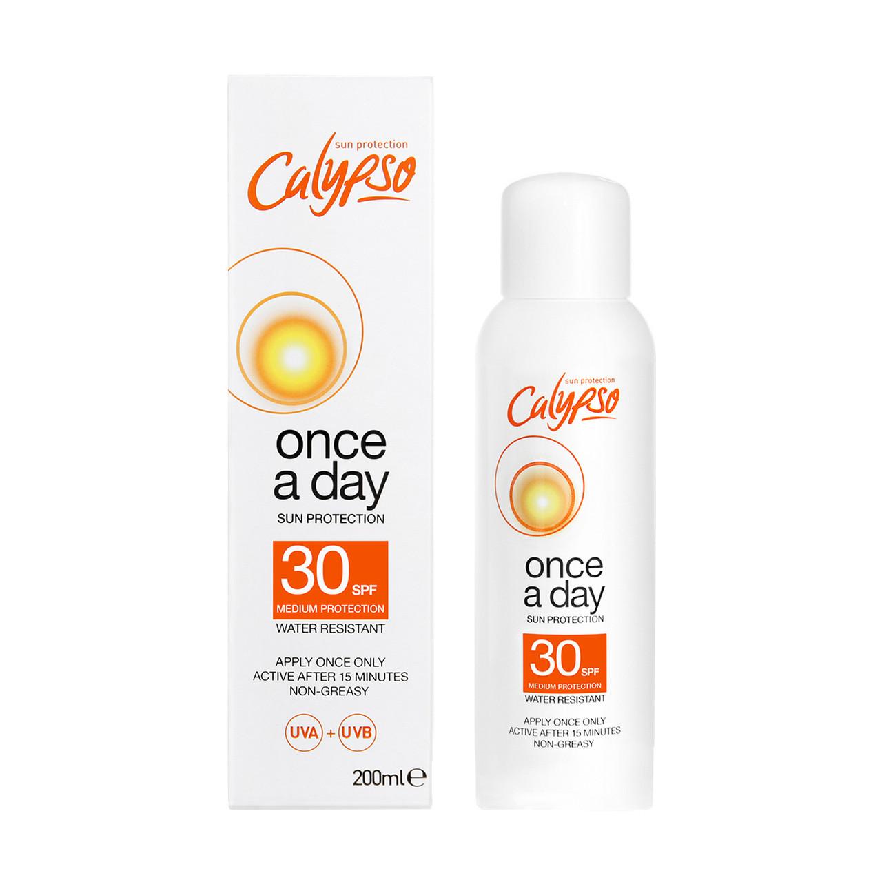 Calypso Once A Day Sun Protection SPF30 200ml Image 1