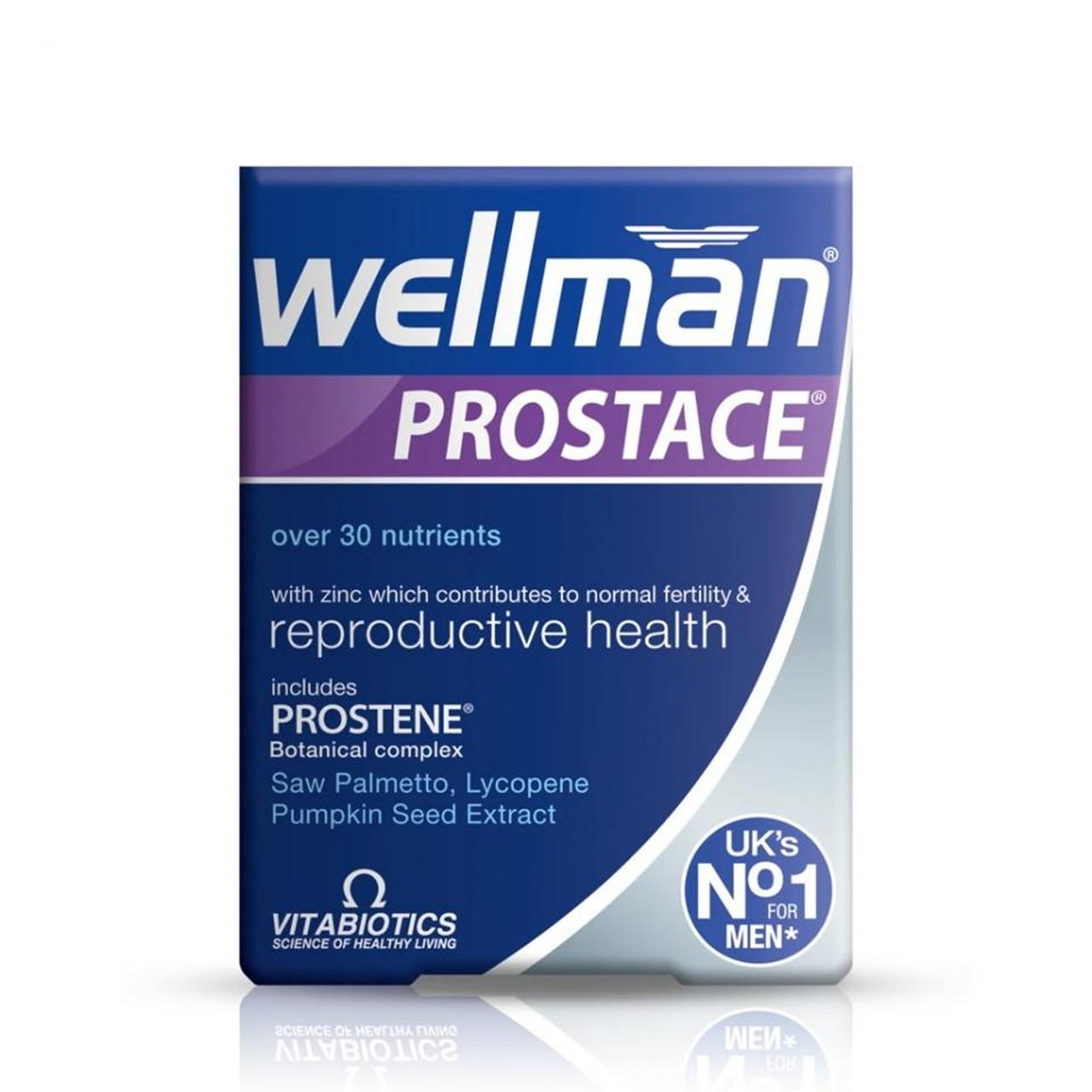 Vitabiotics Wellman Prostace 60 Tablets Image 1