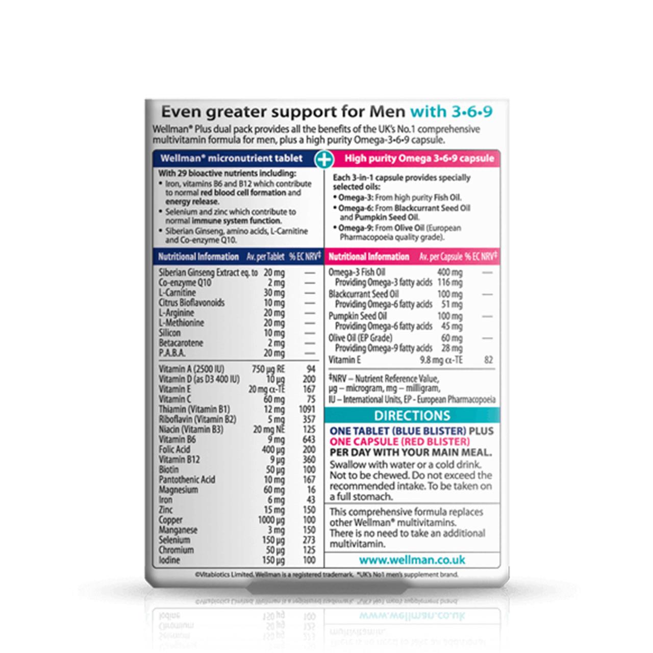 Vitabiotics Wellman Plus Omega 3-6-9 28 Tablets + 28 Capsules Image https://cdn11.bigcommerce.com/s-g585yu857h/images/stencil/1280w/products/4002/7344/Vitabiotics-Wellman-Plus-Omega-3-6-9-Tablets-%26-Capsules__98828__51417.1781536320.jpg1