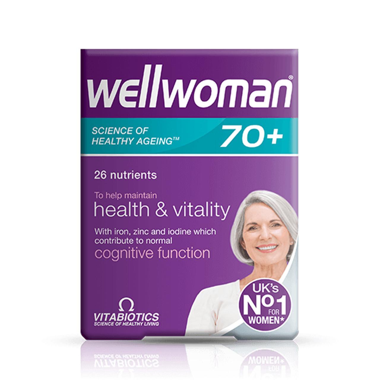 Vitabiotics Wellwoman 70+ 30 Tablets Image 1
