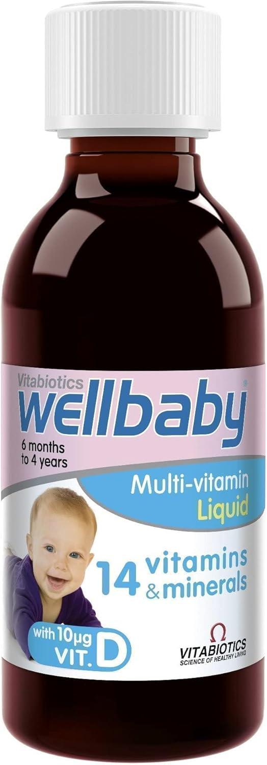 Vitabiotics Wellbaby Multi-Vitamin Liquid 150ml Image https://cdn11.bigcommerce.com/s-g585yu857h/images/stencil/1280w/products/4116/37676/61ZGwe6rHfL._AC_SL1500___73638.1787306286.jpg1