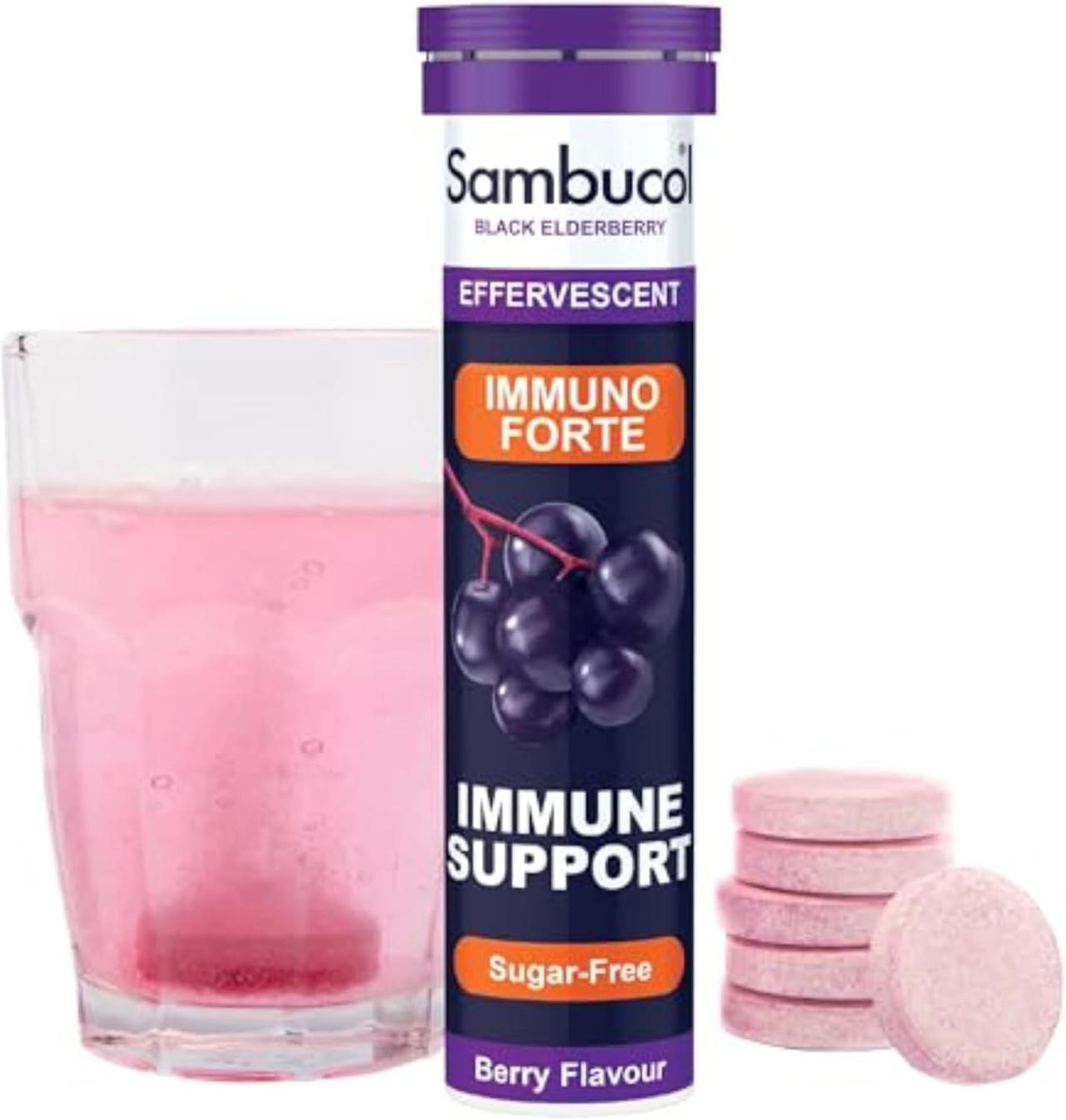 Sambucol Immuno Forte Black Elderberry Effervescent 15 Tablets Image https://cdn11.bigcommerce.com/s-g585yu857h/images/stencil/1280w/products/4126/38060/7111i4knFzL._AC_SL1500___29342.1787329925.jpg1