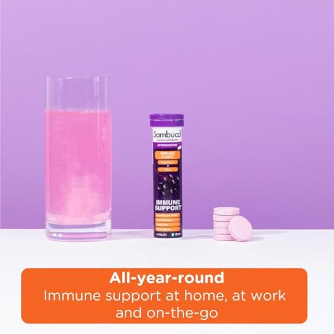Sambucol Immuno Forte Black Elderberry Effervescent 15 Tablets Image https://cdn11.bigcommerce.com/s-g585yu857h/images/stencil/1280w/products/4126/38061/71Fwbp8NFFL._AC_SL1500___33973.1787329925.jpg1