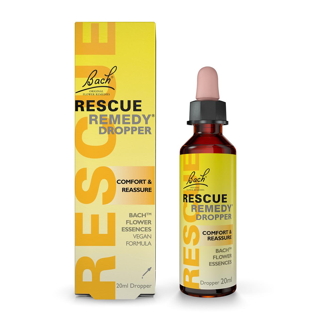 Rescue Remedy Dropper Comfort & Reassure Flower Essences 20ml Image 1