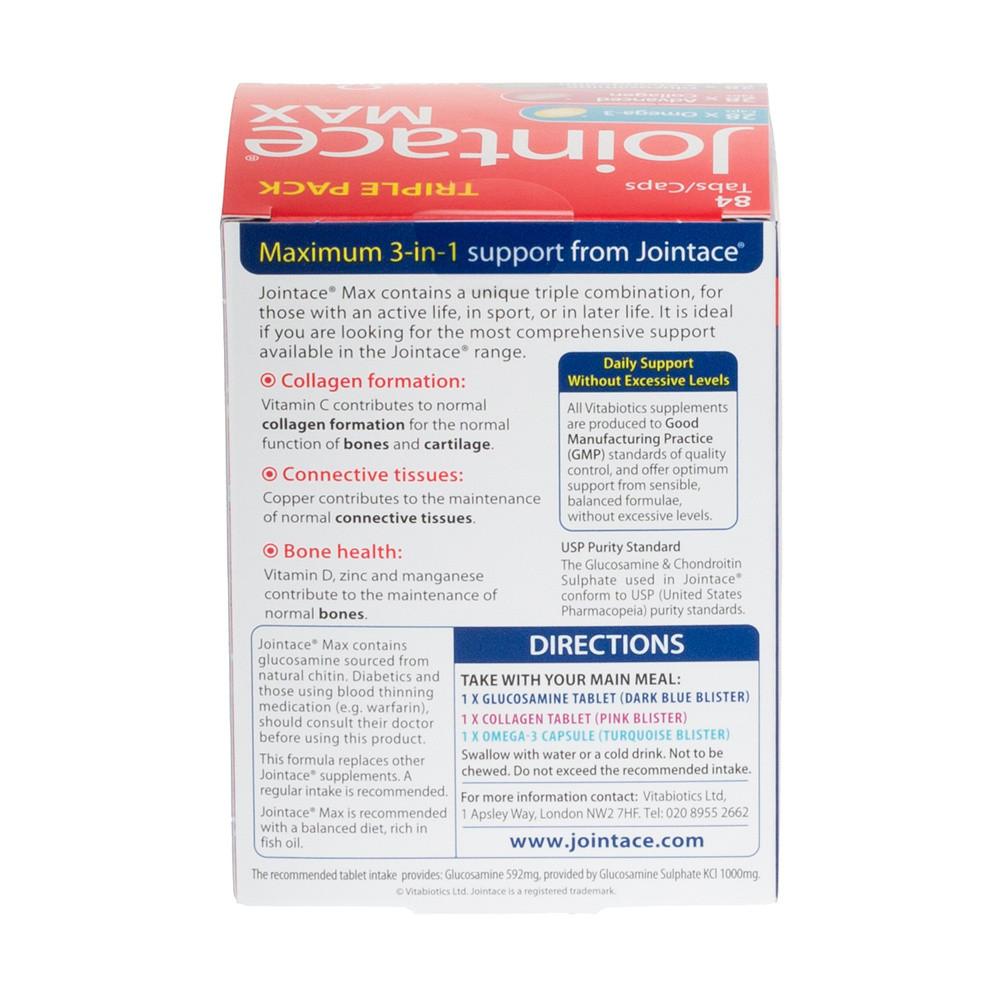 Vitabiotics Jointace Max 3 x 28 Tablets/Capsules Image https://cdn11.bigcommerce.com/s-g585yu857h/images/stencil/1280w/products/4161/7660/Vitabiotics-Jointace-Max-Triple-Pack__75681__79700.1746626035.jpg1