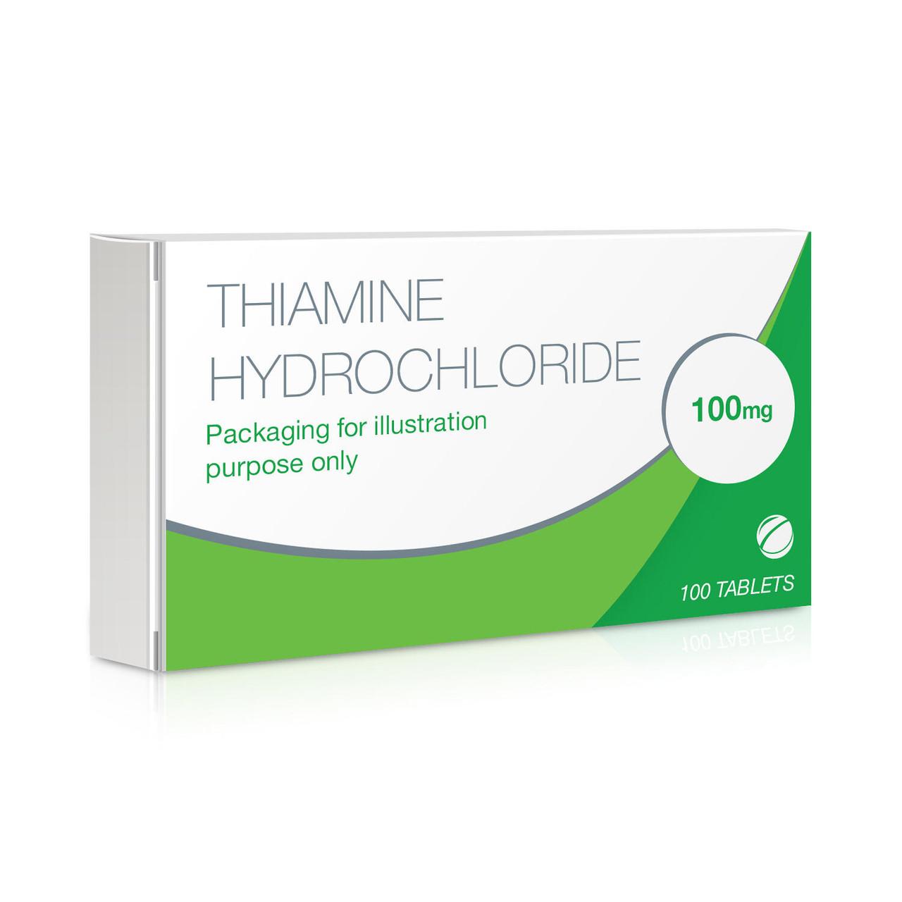 Thiamine Hydrochloride 100mg 100 Tablets Image 1