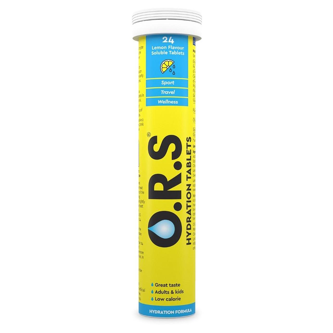 O.R.S. Hydration Lemon Flavour 24 Tablets Image 1