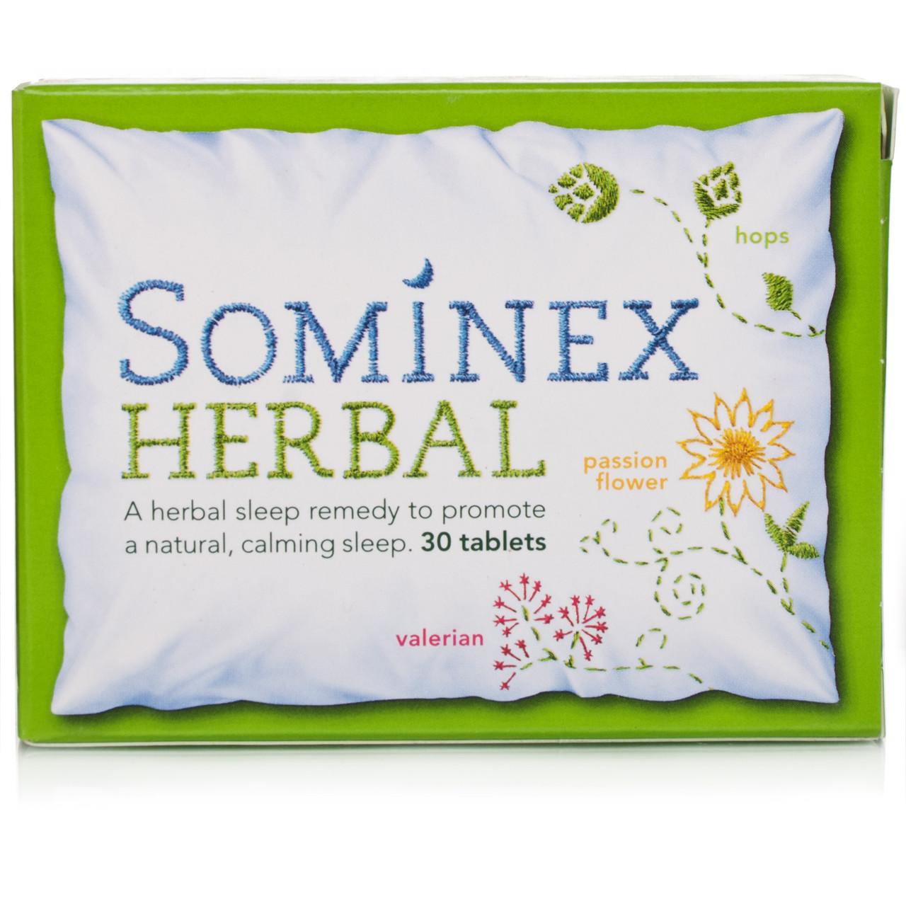 Sominex Herbal 30 Tablets Image 1