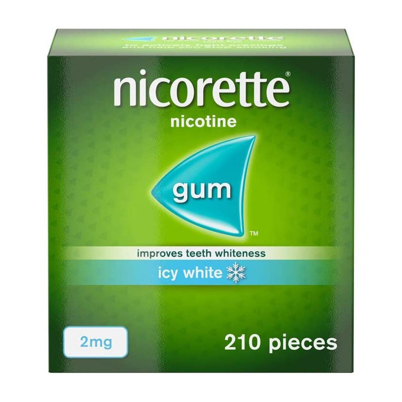 Nicorette Gum 2mg Icy White 210 Pieces Image 1
