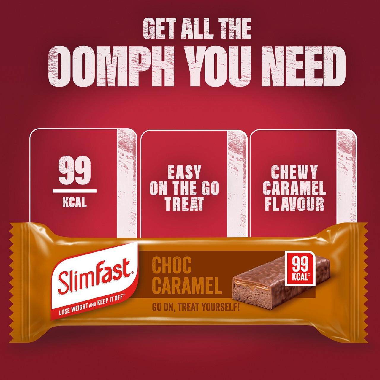 SlimFast Chocolate Caramel Treat Bar Multipack 6 x 26g Image https://cdn11.bigcommerce.com/s-g585yu857h/images/stencil/1280w/products/4268/7864/SlimFast-Chocolate-Caramel-Treat-Bar-Multipack__61964__43244.1781536707.jpg1