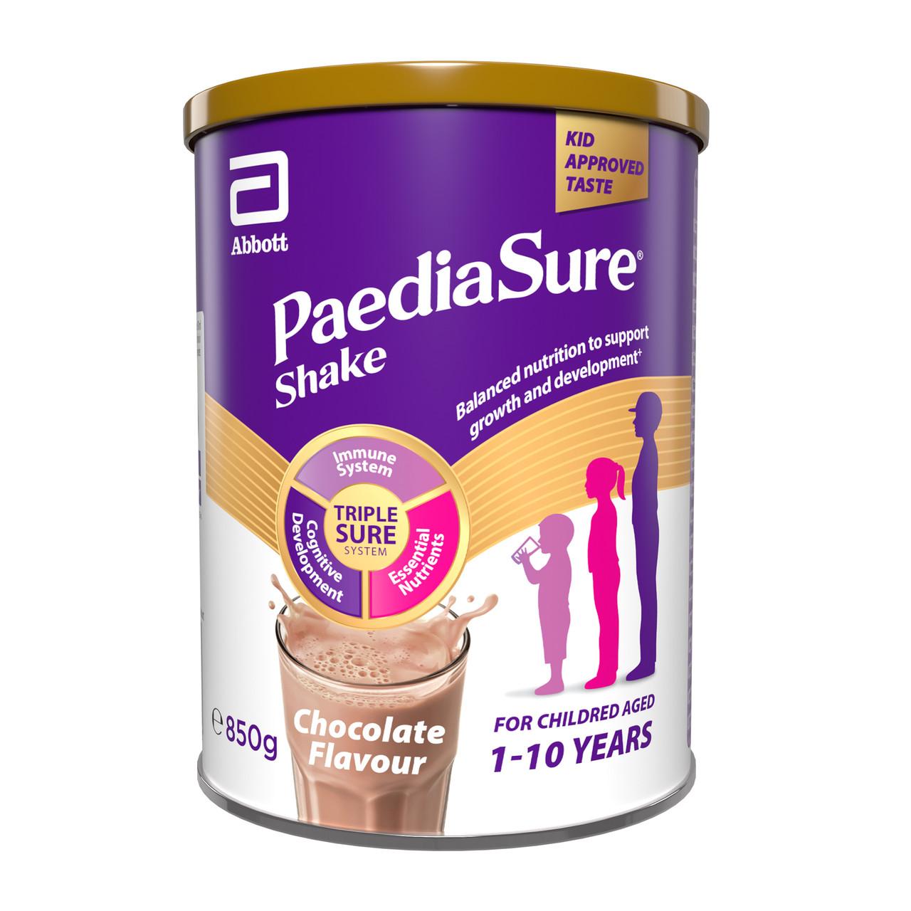 PaediaSure Shake Powder Chocolate Flavour Multivitamin Drink for Kids 850g Image 1