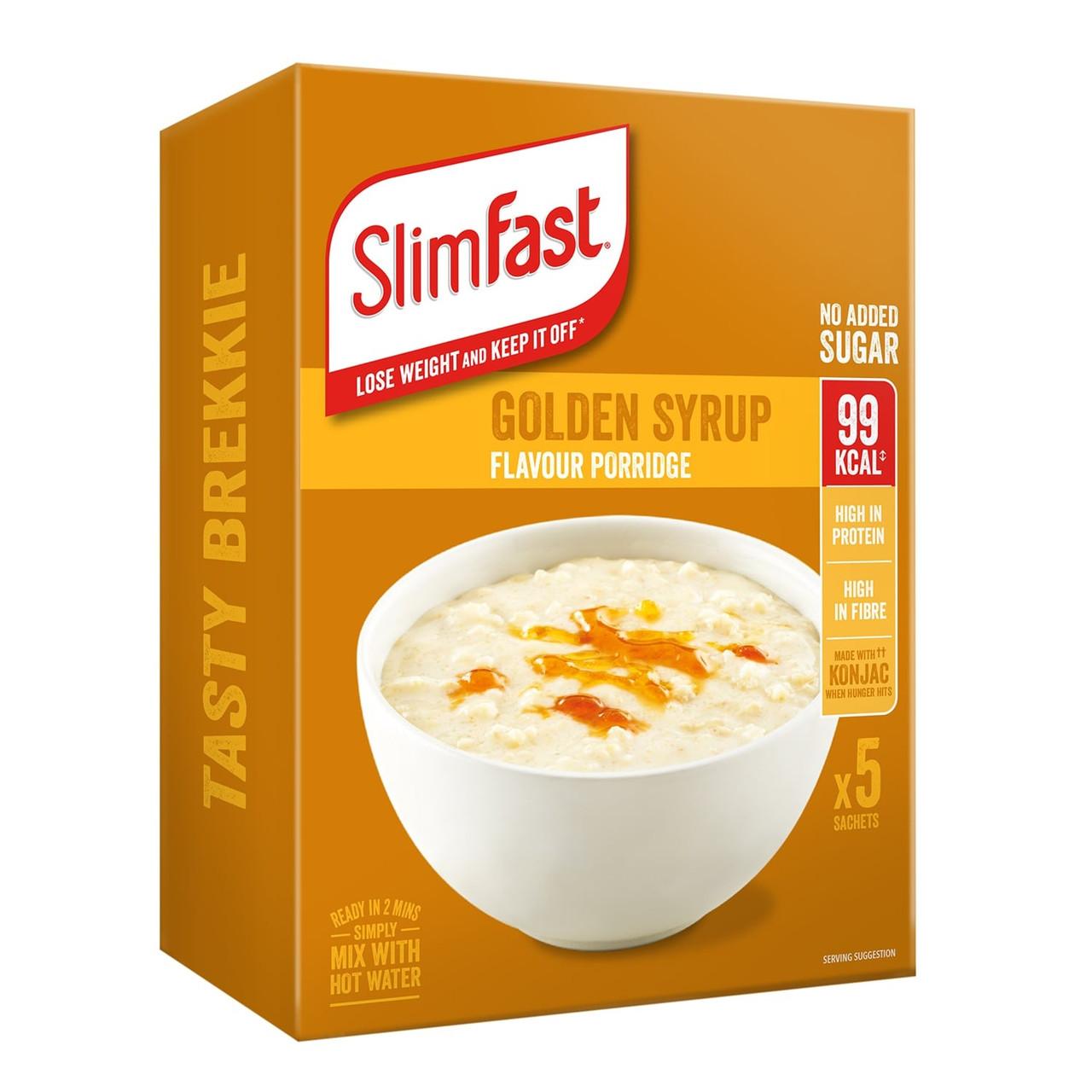 Slimfast Porridge Golden Syrup flavour 5 x 29g Image 1