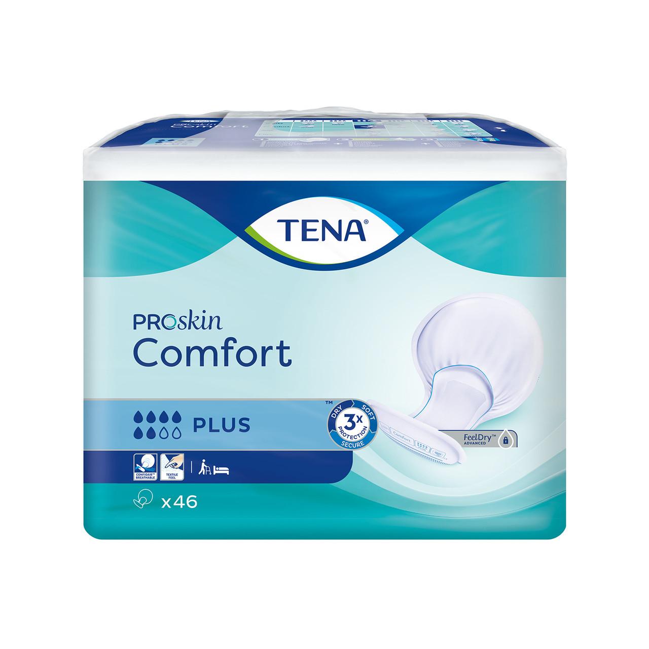 TENA Comfort Incontinence Pads Plus 46 Pack Image 1