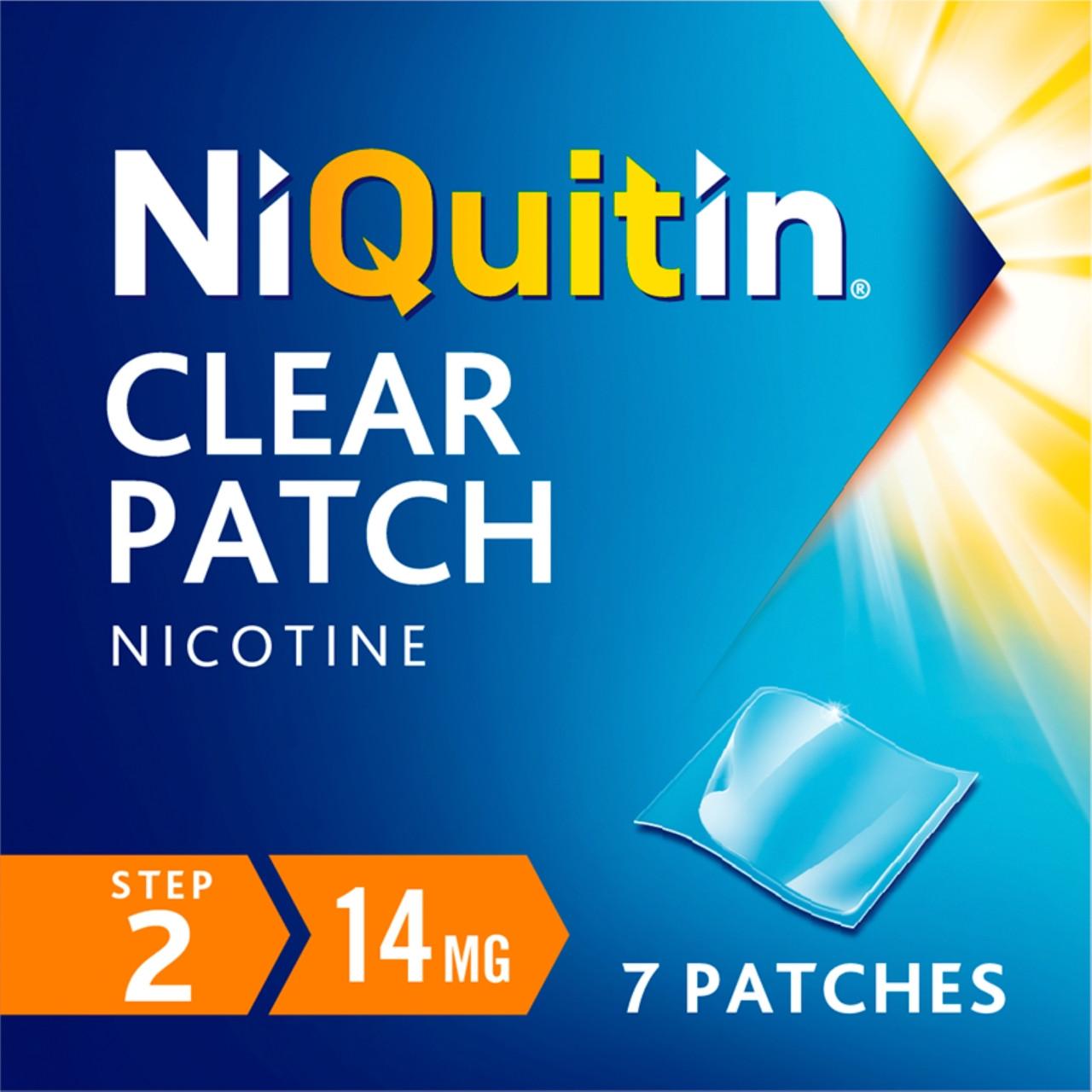 Niquitin Clear (Step 2) 14mg - 7 Patches Image 1