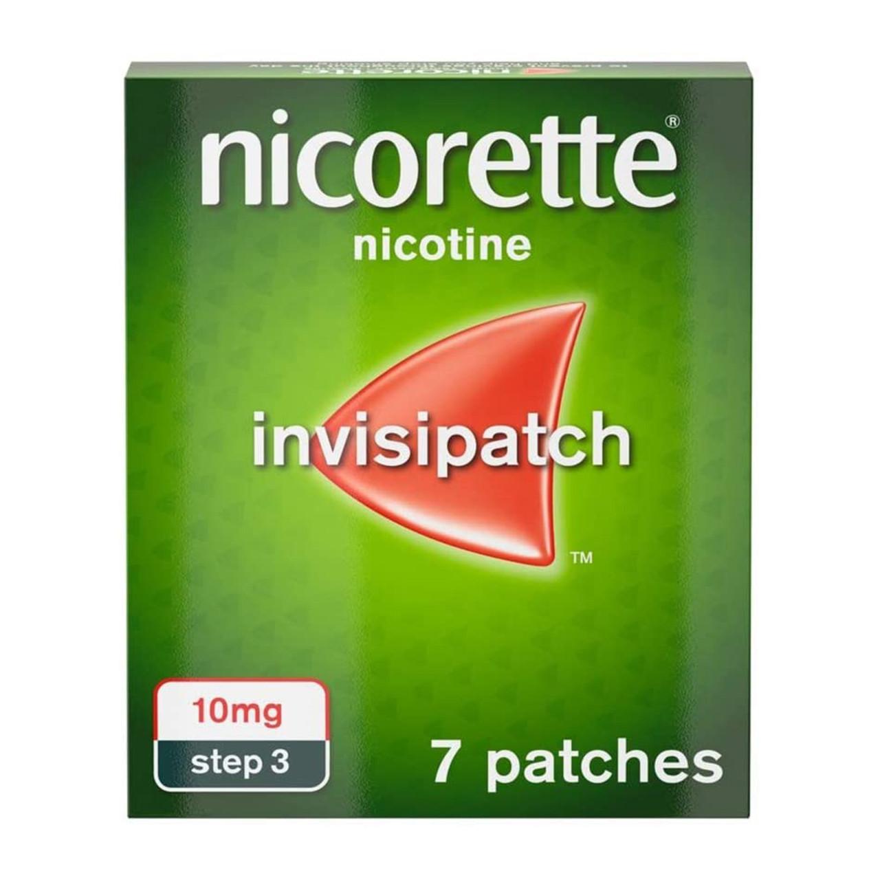 Nicorette Invisi Nicotine Patch 10mg 7 Patches Image 1