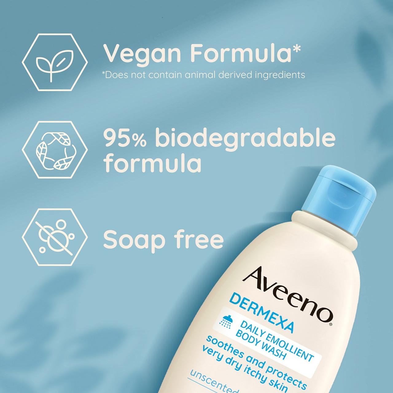Aveeno Dermexa Daily Emollient Body Wash 300ml Image https://cdn11.bigcommerce.com/s-g585yu857h/images/stencil/1280w/products/4397/8185/Aveeno-Dermexa-Daily-Emollient-Body-Wash__97595__28723.1781536525.jpg1