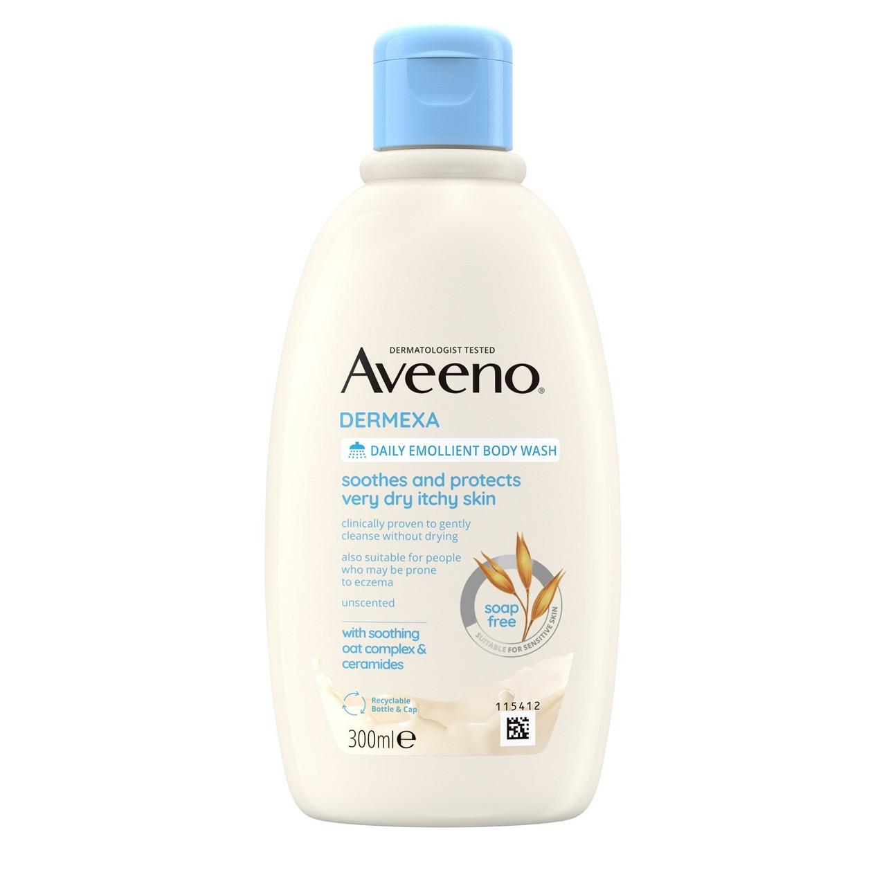 Aveeno Dermexa Daily Emollient Body Wash 300ml Image 1