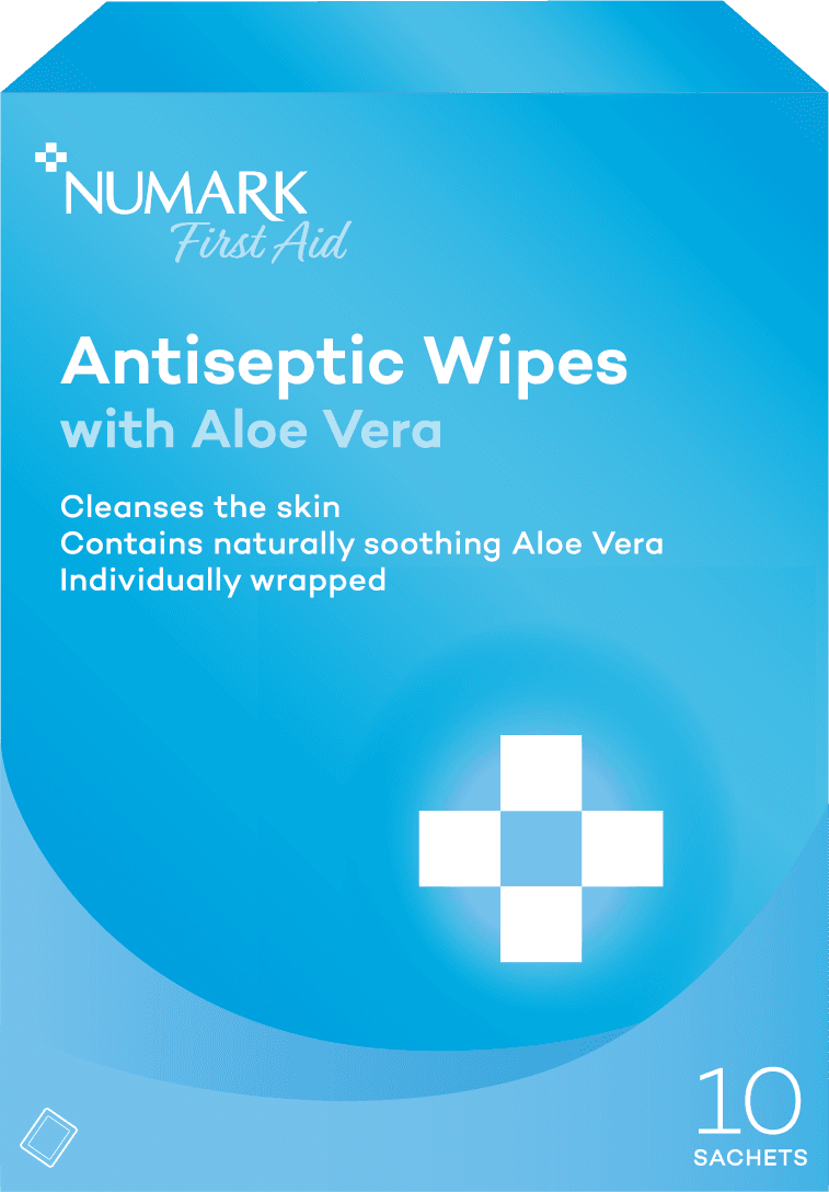 Numark Antiseptic Wipes 10 Pack Image 1