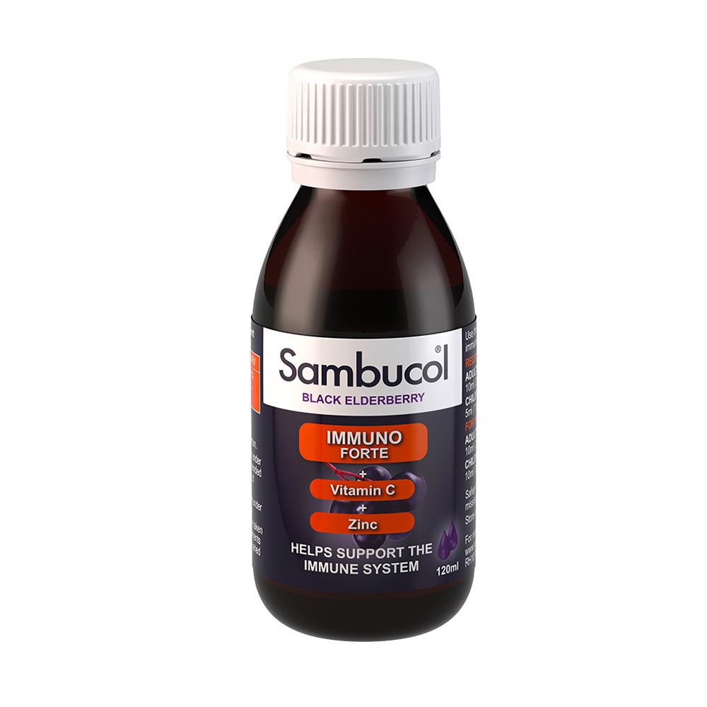 Sambucol Immuno Forte Liquid 120ml Image https://cdn11.bigcommerce.com/s-g585yu857h/images/stencil/1280w/products/4438/8293/Sambucol-Immuno-Forte__26153__94577.1740668040.jpg1
