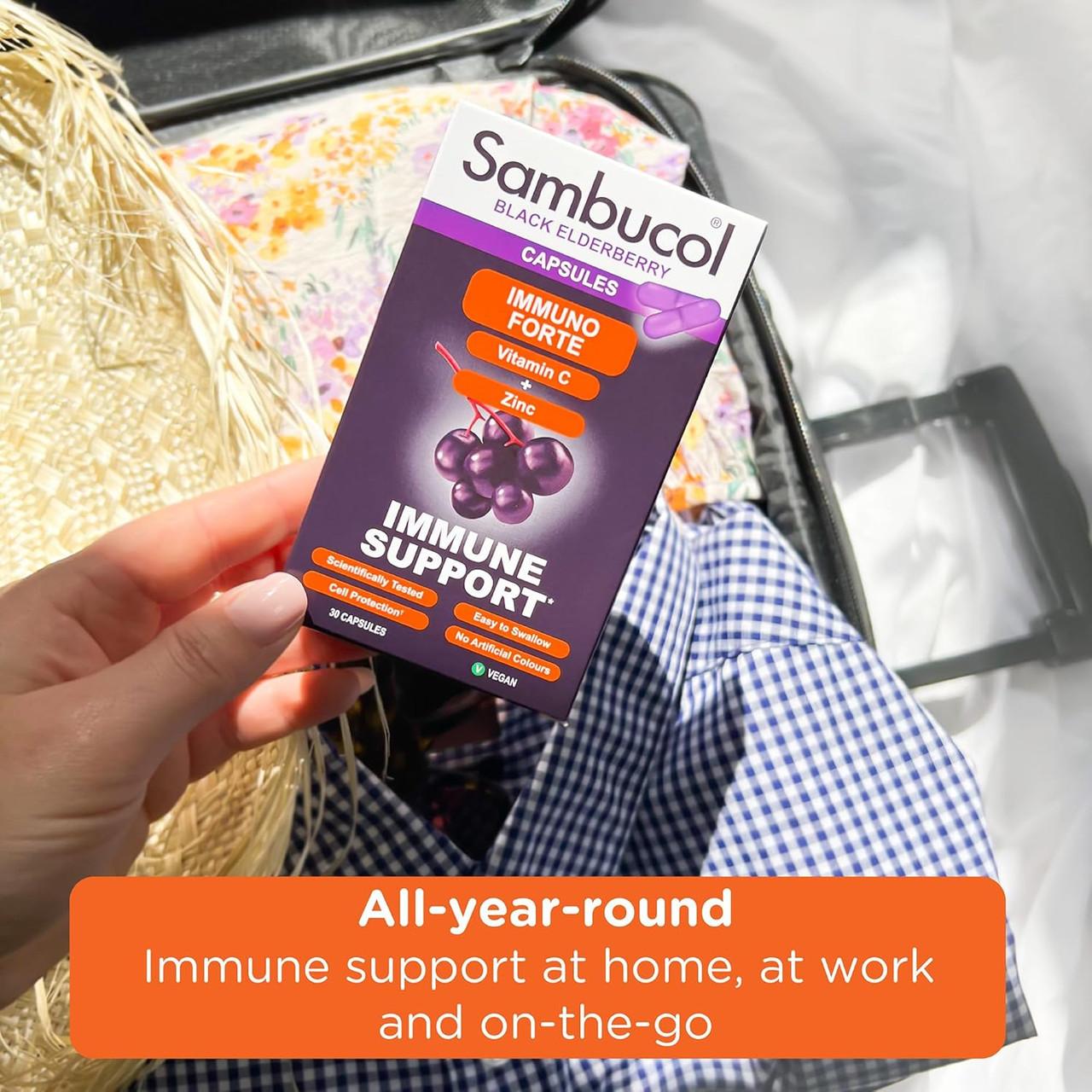Sambucol Immuno Forte Black Elderberry Capsules 30 Capsules Image https://cdn11.bigcommerce.com/s-g585yu857h/images/stencil/1280w/products/4454/38051/814Yb0nX0EL._AC_SL1500___96531.1787329812.jpg1