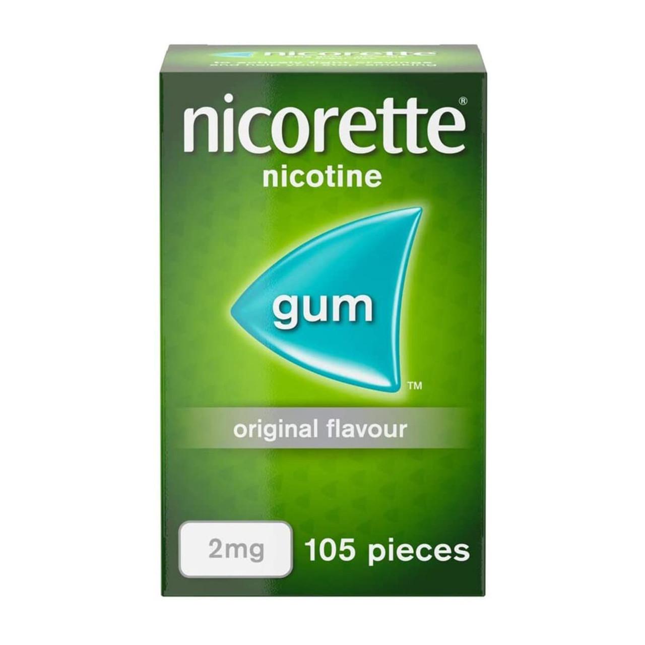 Nicorette 2mg Original Gum 105 Pieces Image 1