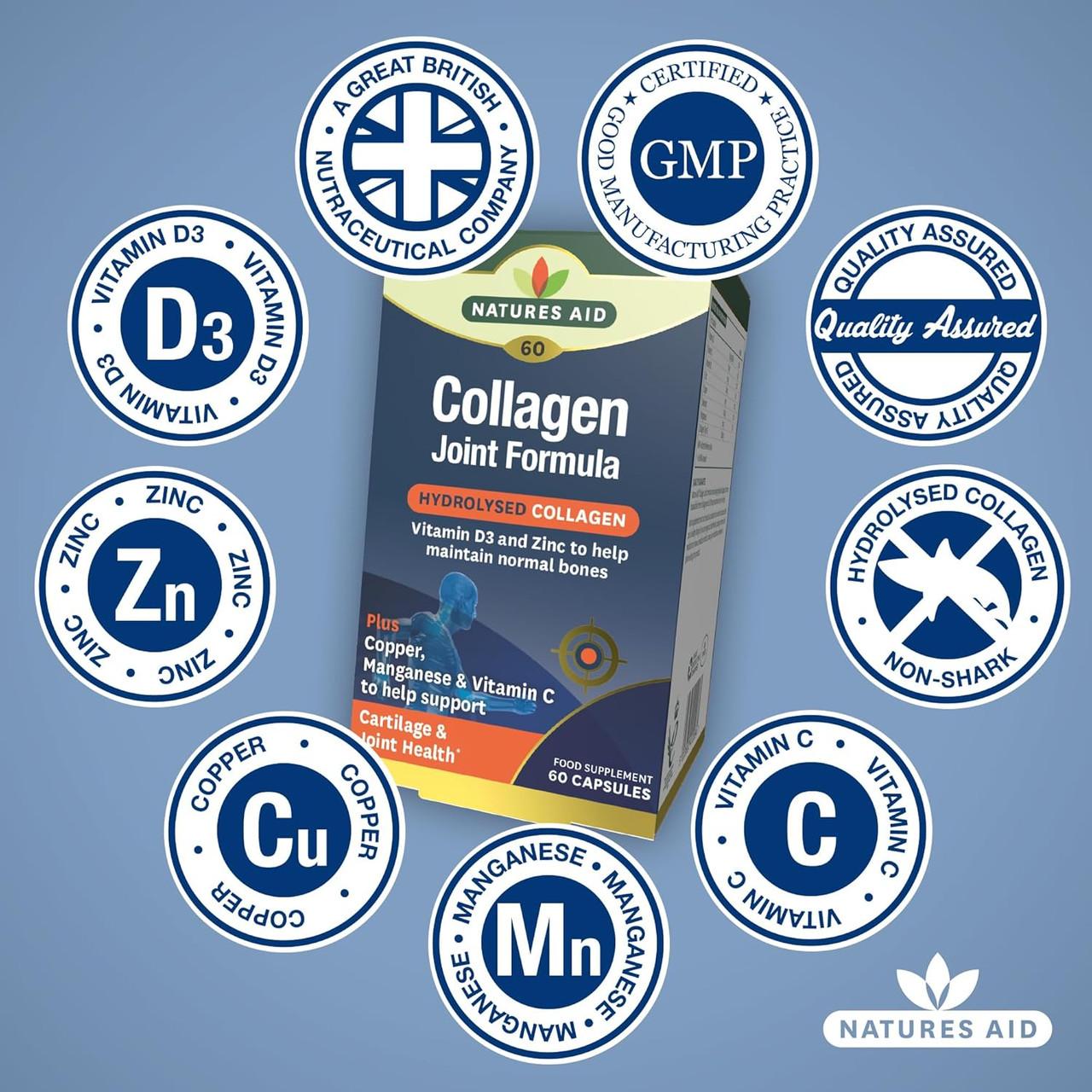 Natures Aid Collagen Joint Formula with Vitamin D3 & Zinc, plus Copper, Manganese & Vitamin C 60 VCaps Image https://cdn11.bigcommerce.com/s-g585yu857h/images/stencil/1280w/products/4492/35252/816VmQH9BzL._AC_SL1500___44505.1784881703.jpg1
