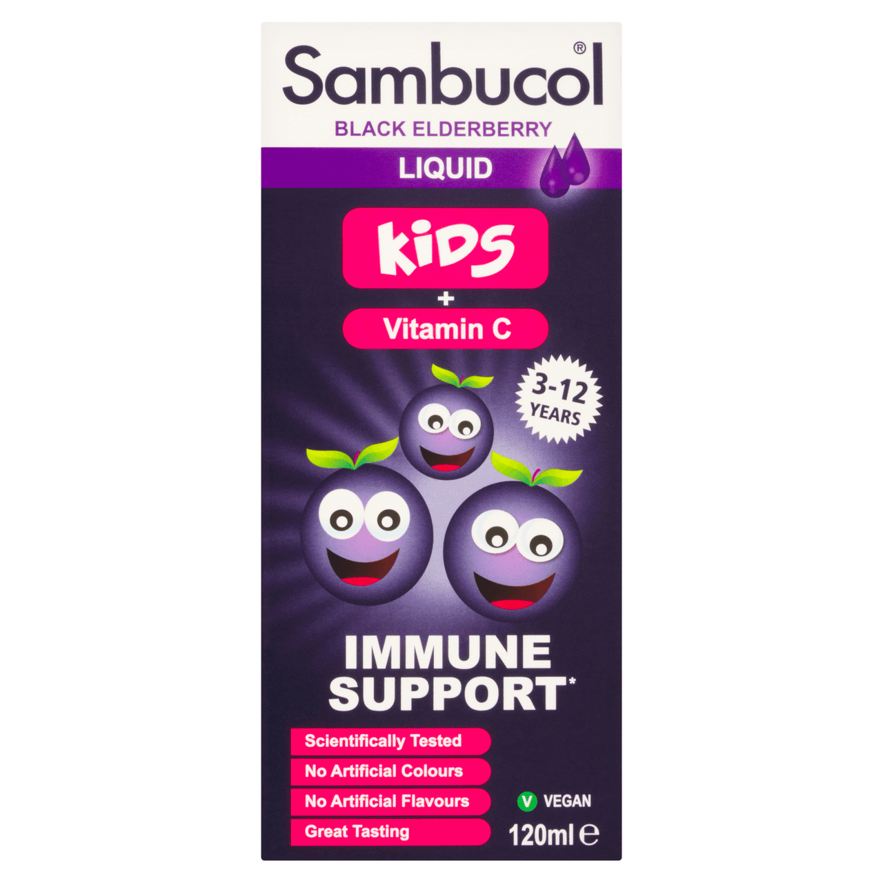 Sambucol Black Elderberry Extract For Kids 120ml Image https://cdn11.bigcommerce.com/s-g585yu857h/images/stencil/1280w/products/4500/10622/5060216560168_T1__73487.1782823793.png1