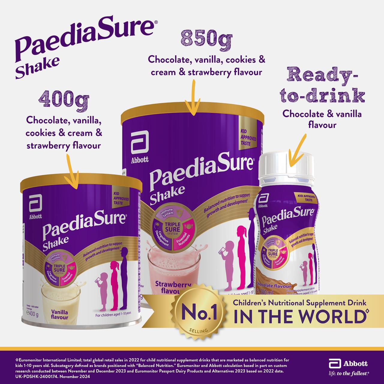 Paediasure Shake Powder Vanilla Flavour Multivitamin Drink for Kids 850g Image https://cdn11.bigcommerce.com/s-g585yu857h/images/stencil/1280w/products/4526/16001/151181_image_3__22807.1782823754.jpg1