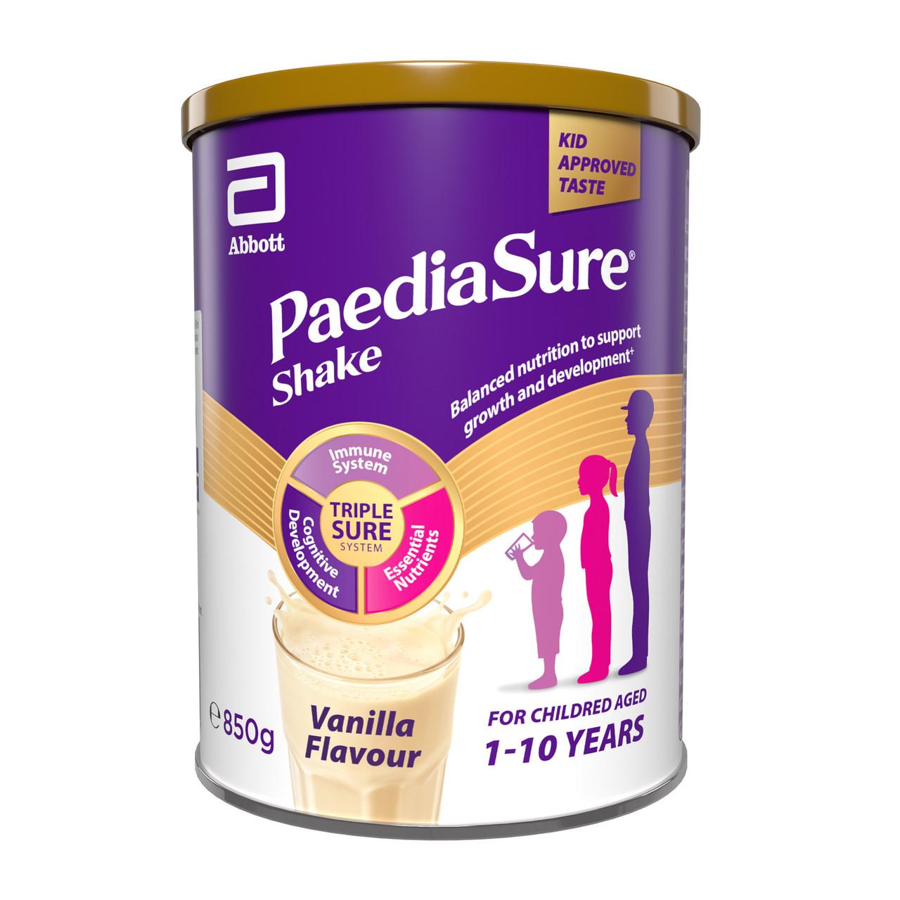 Paediasure Shake Powder Vanilla Flavour Multivitamin Drink for Kids 850g Image 1