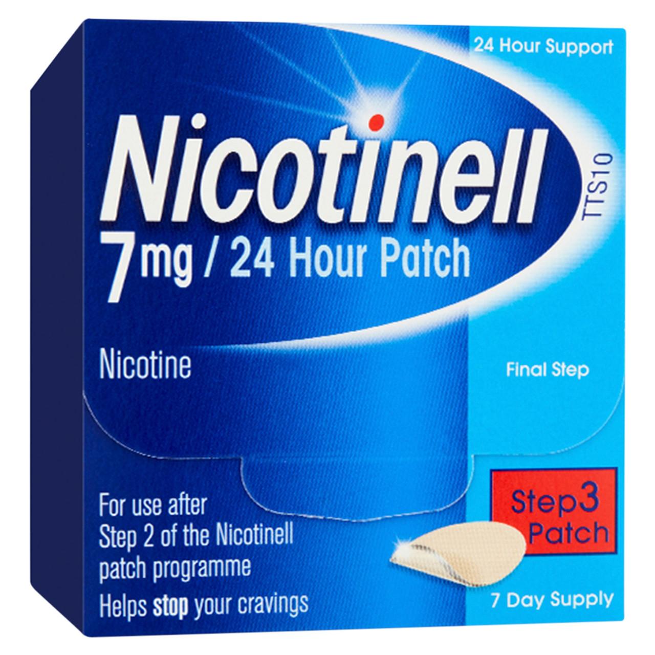 Nicotinell 7mg / 24 Hour Patches Step 3 7 Pack Image 1