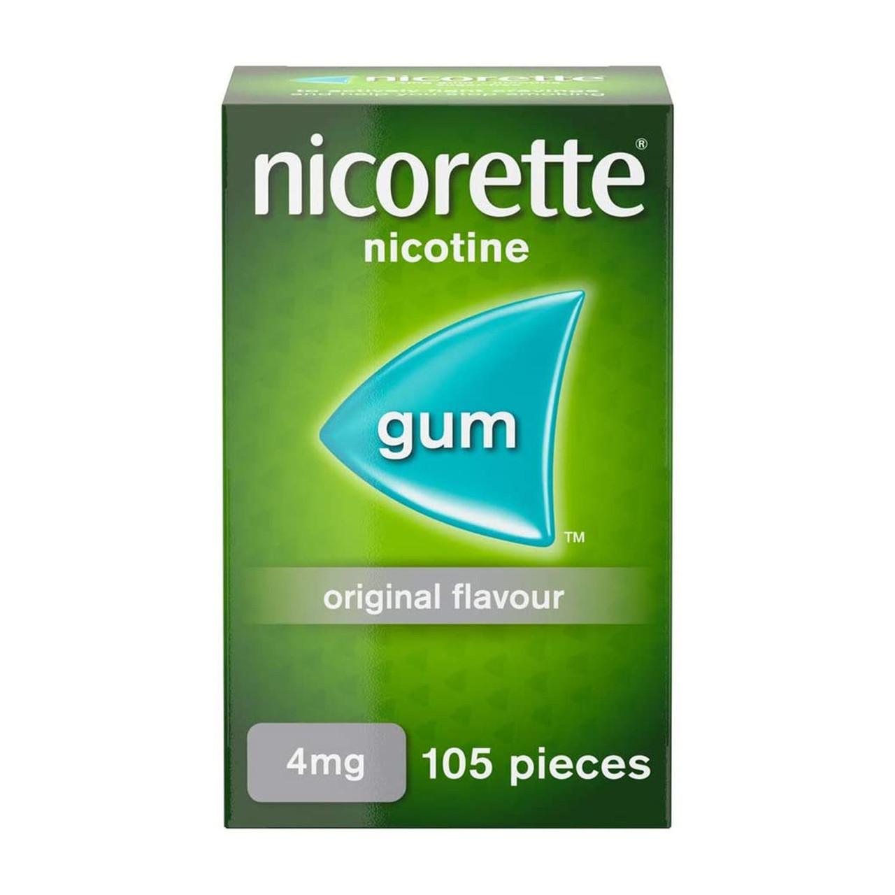 Nicorette 4mg Original Gum 105 Pieces Image 1