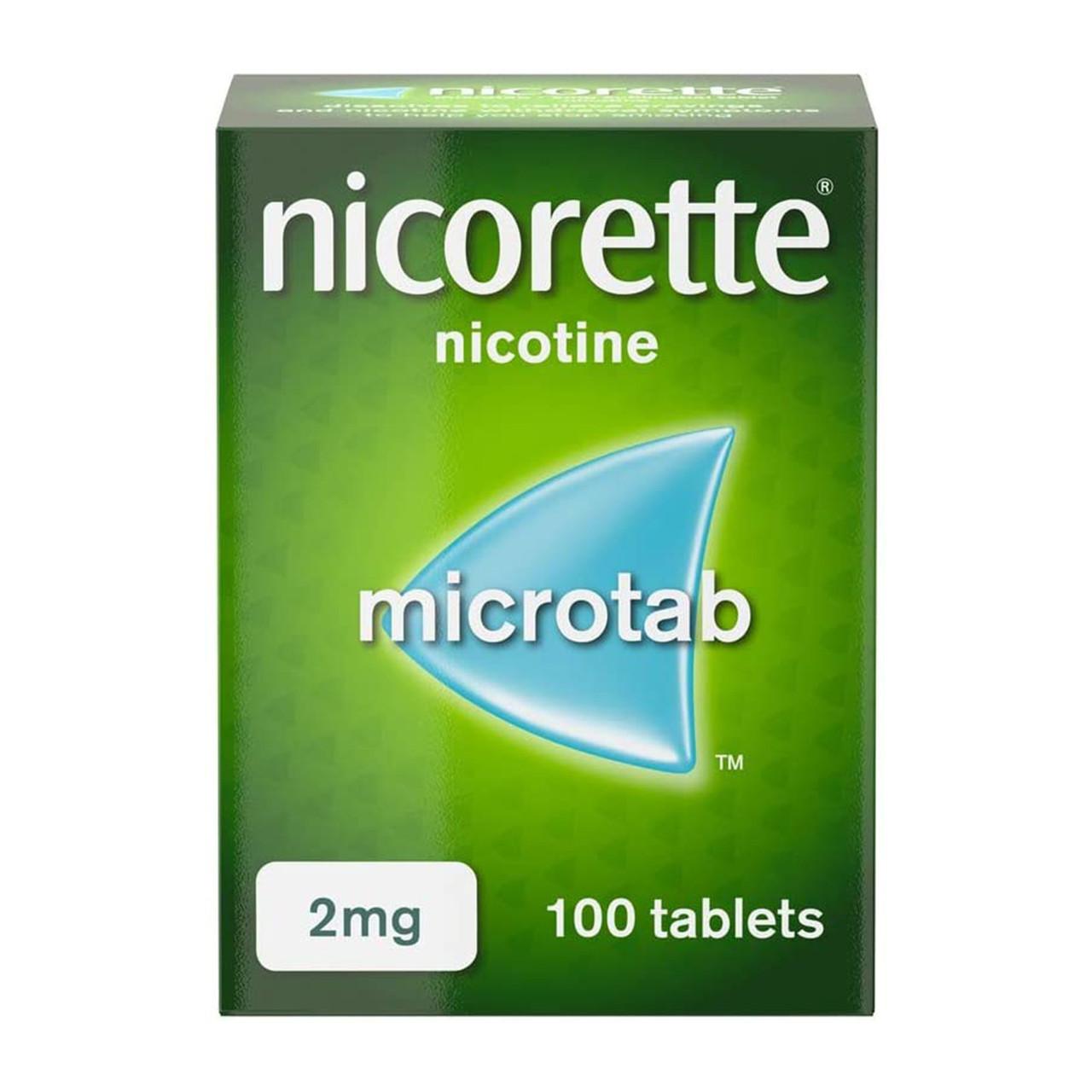 Nicorette 2mg Microtab 100 Tablets Image 1