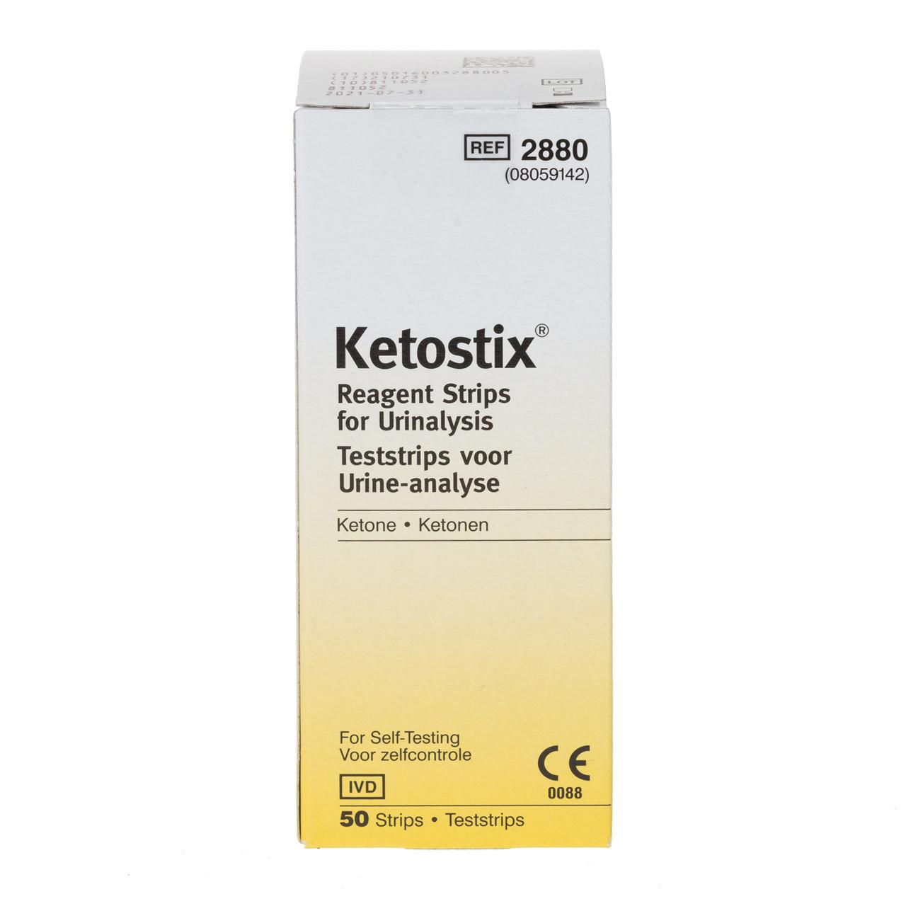 Ketostix Reagent Test Strips (Ketone) 50 Pack Image 1