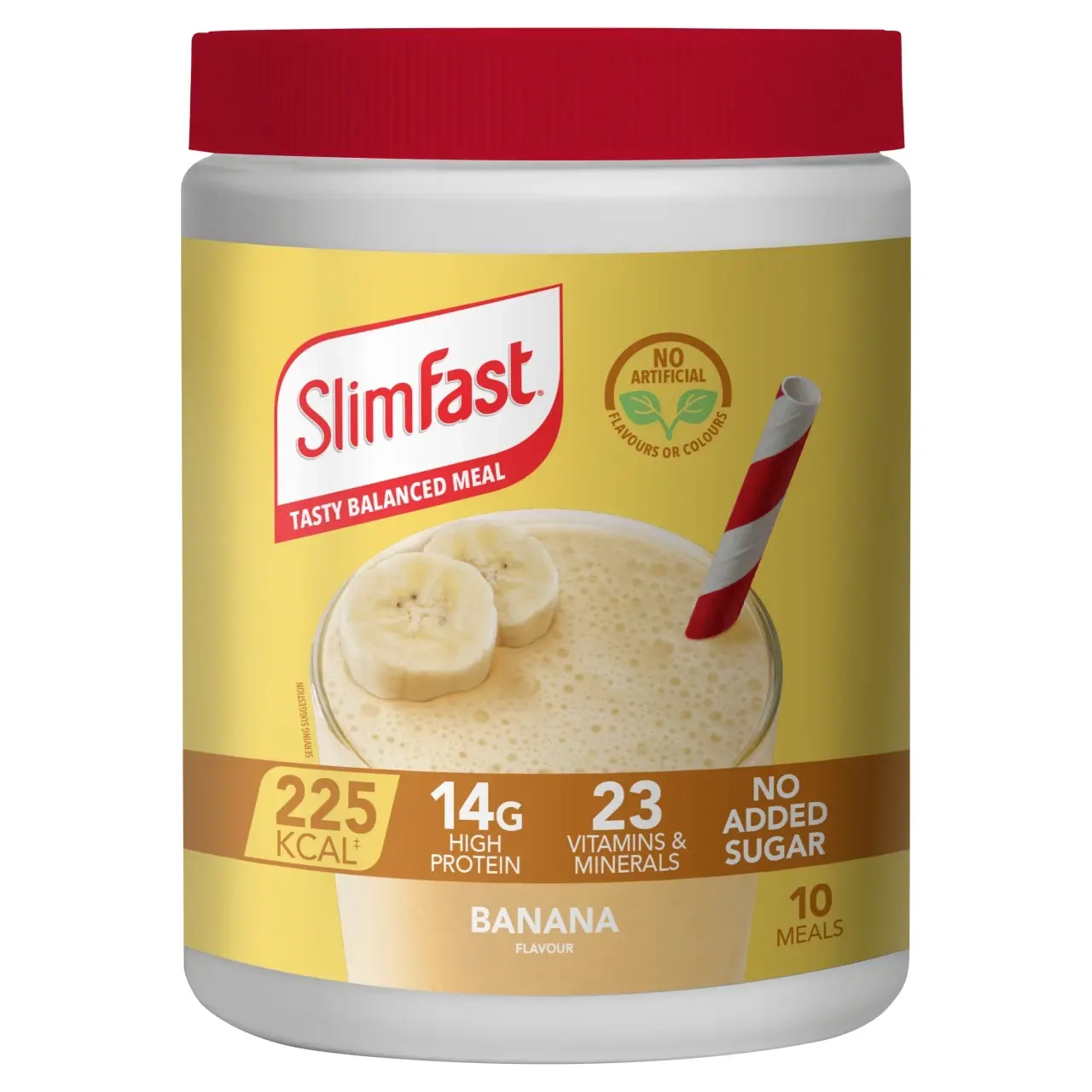 SlimFast Powder Tin Banana 365g Image 1