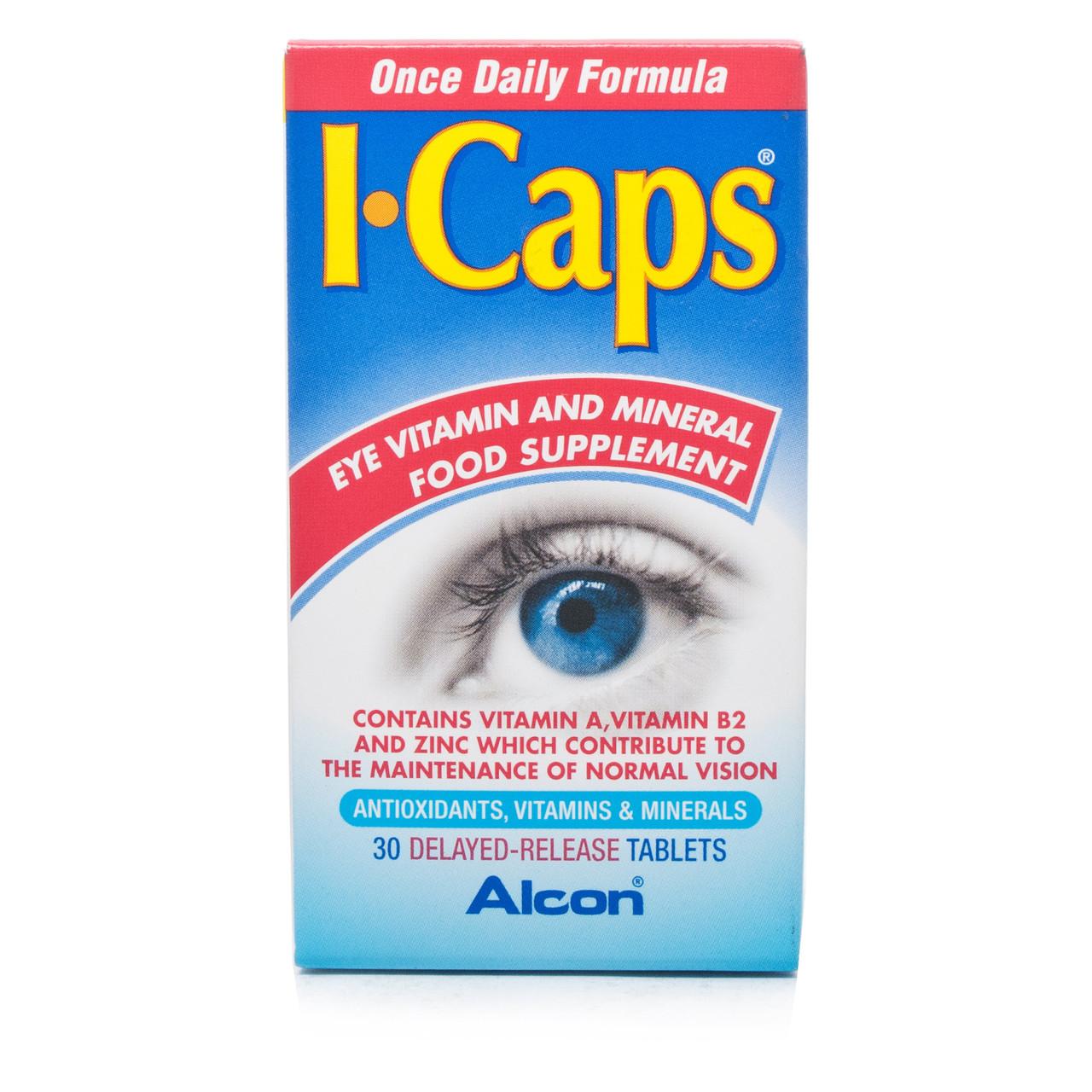 ICaps Lutein & Zeaxanthin Formula 30 Tablets Image 1