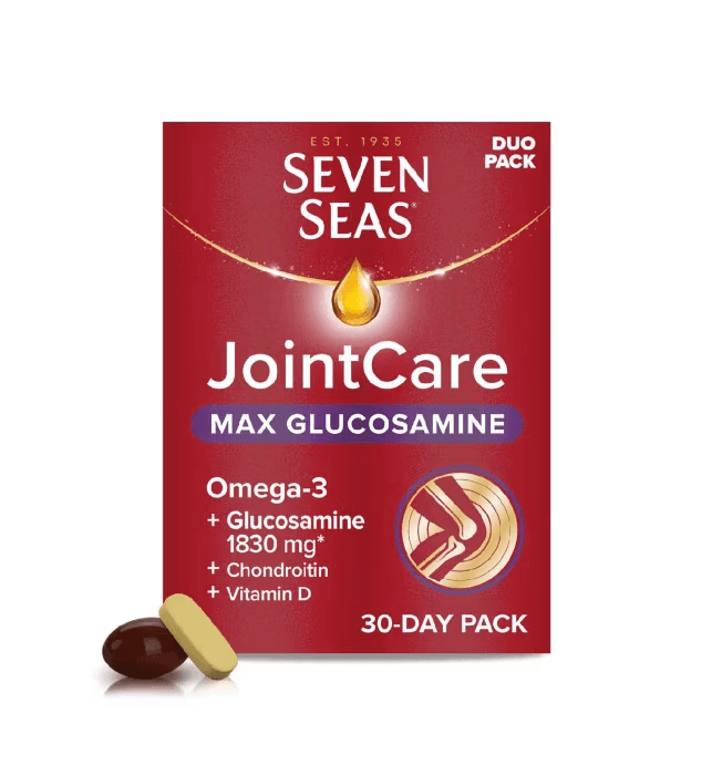 Seven Seas JointCare Max Glucosamine Tablets & Fish Oil 30 Tablets + 30 Capsules Image 1