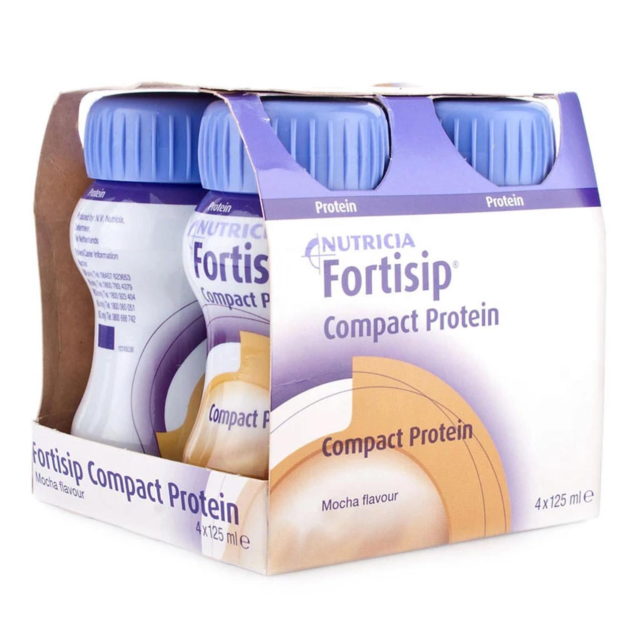 Fortisip Compact Protein Mocha 4x125ml Image 1