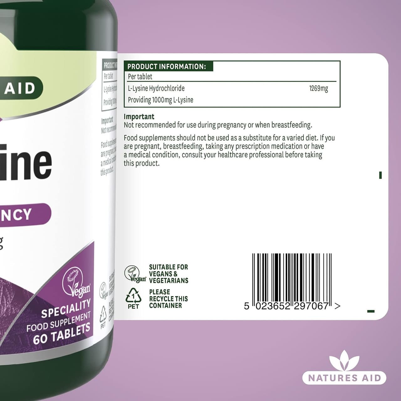 Natures Aid L-Lysine 1000mg 60 Tablets Image https://cdn11.bigcommerce.com/s-g585yu857h/images/stencil/1280w/products/4679/39973/712Ix7P9YsL._AC_SL1500___23493.1789135075.jpg1