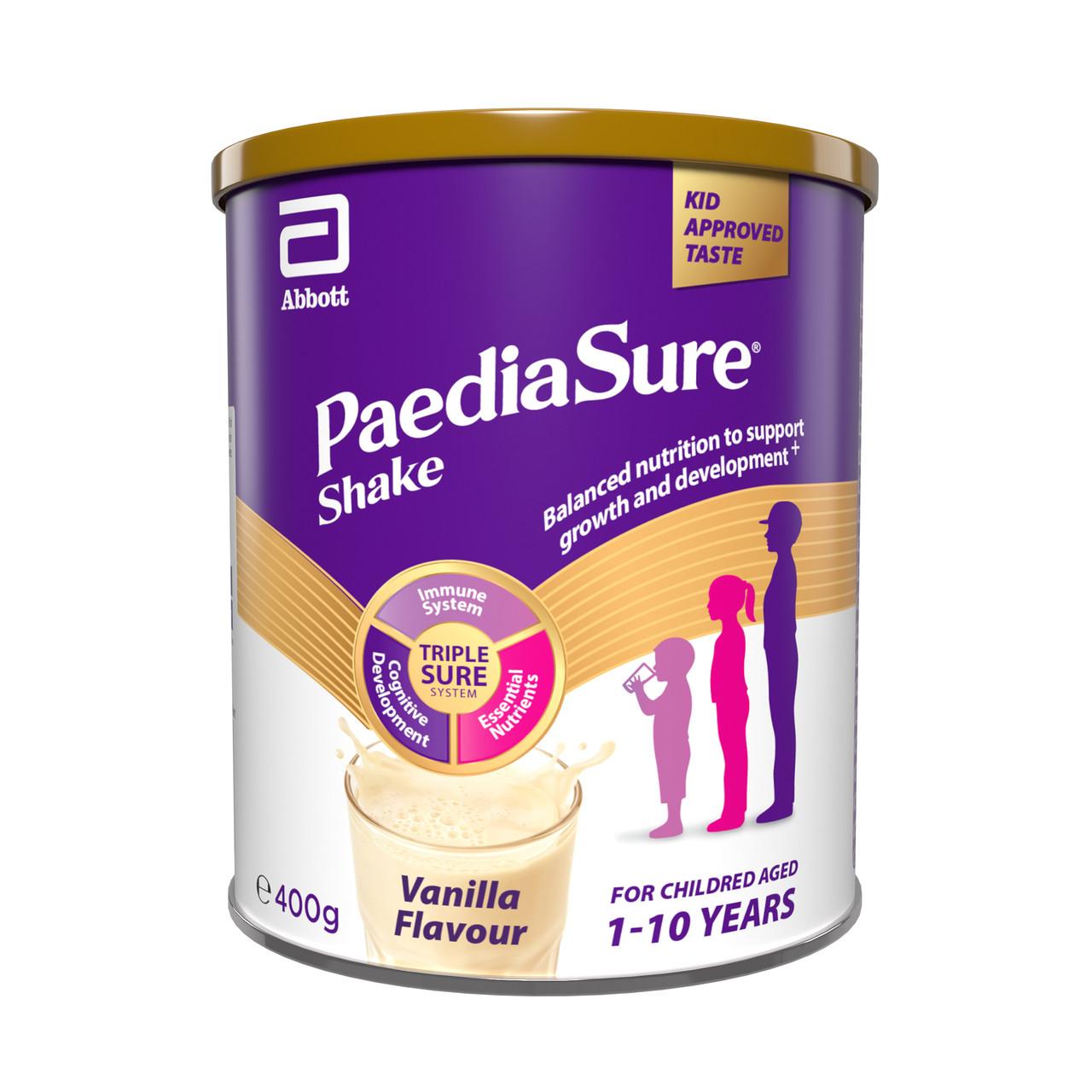 PaediaSure Shake Powder Vanilla Flavour Multivitamin Drink for Kids 400g Image 1