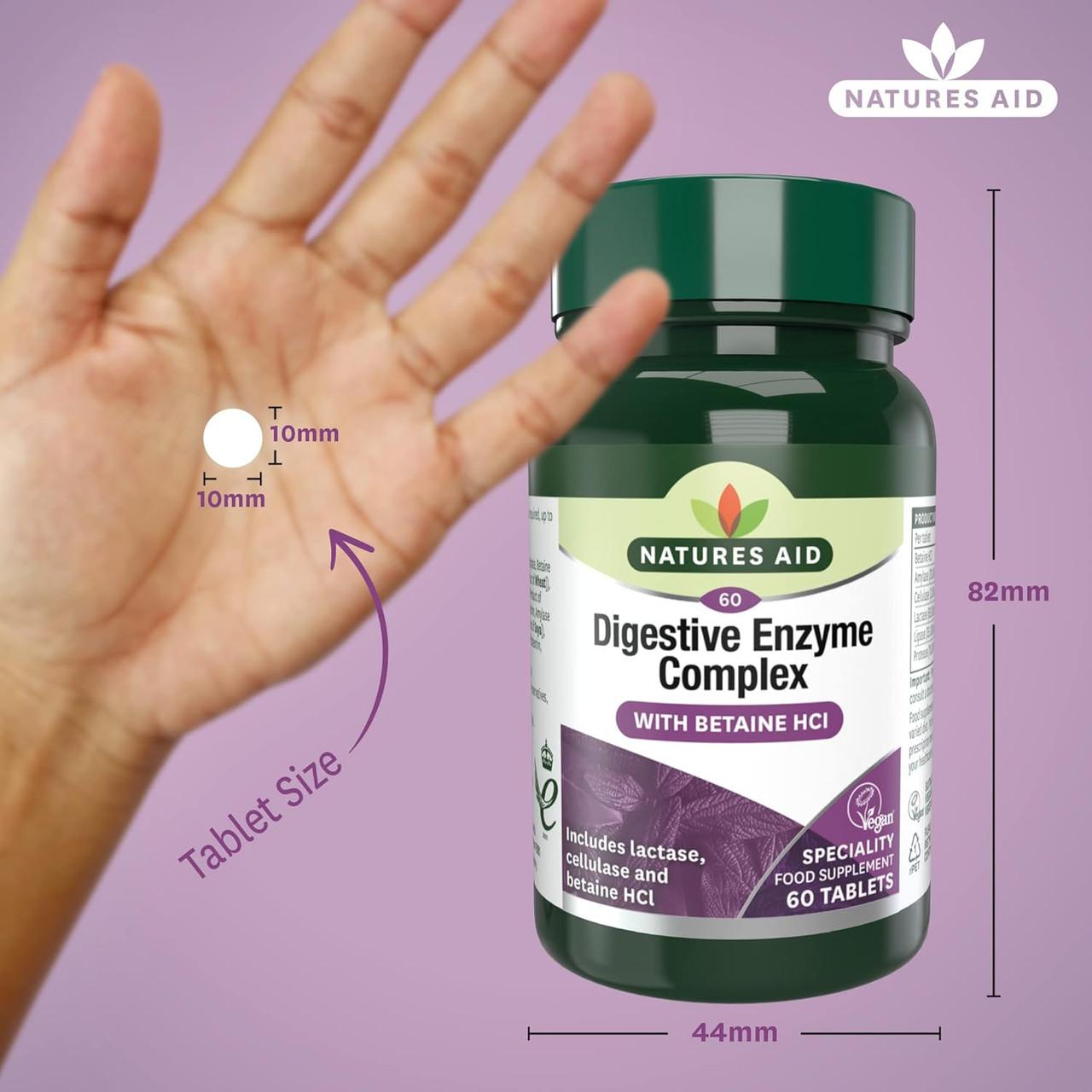 Natures Aid Digestive Enzyme Complex (with Betaine HCI) 60 Tablets Image https://cdn11.bigcommerce.com/s-g585yu857h/images/stencil/1280w/products/4723/30065/71nKqMYVxLL._AC_SL1500___18791.1777638055.jpg1