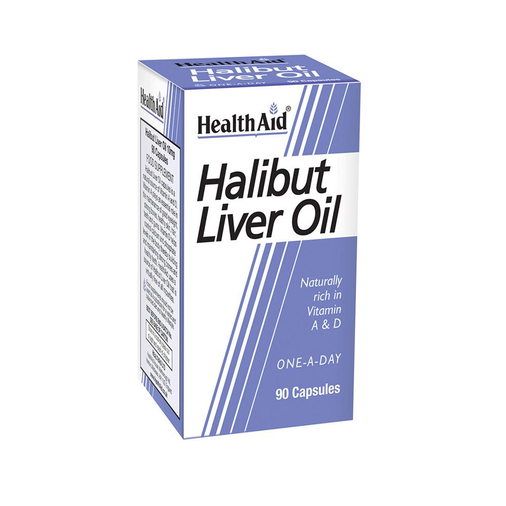 HealthAid Halibut Liver Oil 90 Capsules Image 1