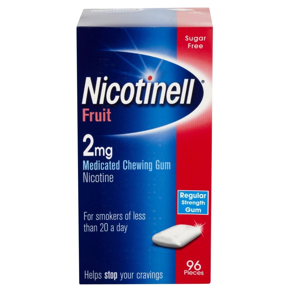 Nicotinell 2mg Gum - Fruit 96 Pieces Image 1