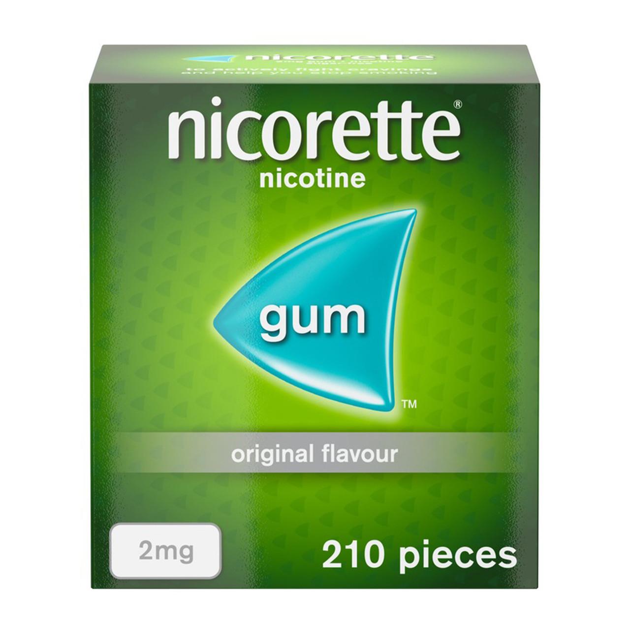 Nicorette Original Gum 2mg 210 Pieces Image 1