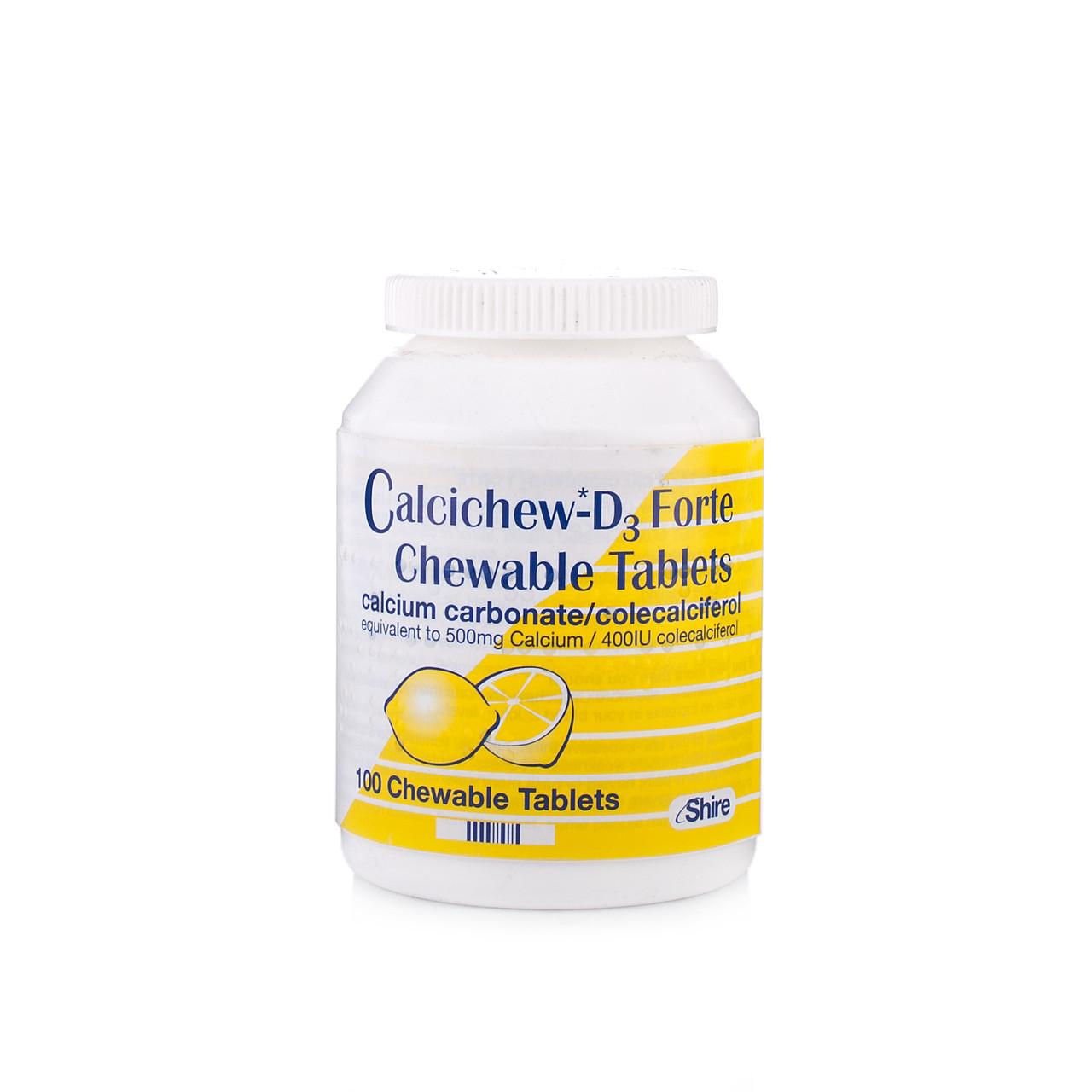 Calcichew D3 Forte Chewable 100 Tablets Image 1