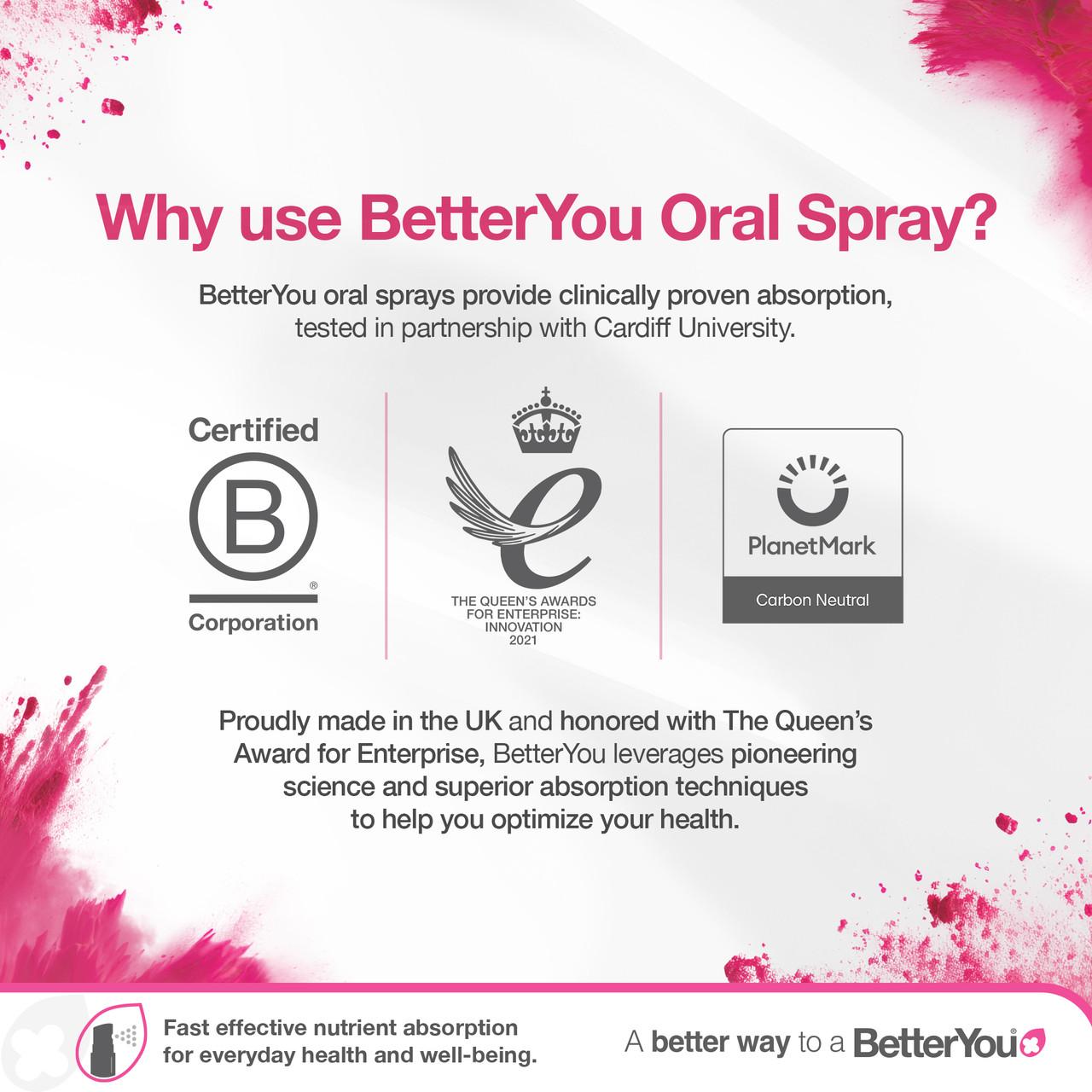 BetterYou Boost B12 Oral Spray 25ml Image https://cdn11.bigcommerce.com/s-g585yu857h/images/stencil/1280w/products/4828/29968/Digital_Prod_BetterYou_Amazon_A_Content_ATF_Vitamin_B12_06__84032.1777557629.jpg1
